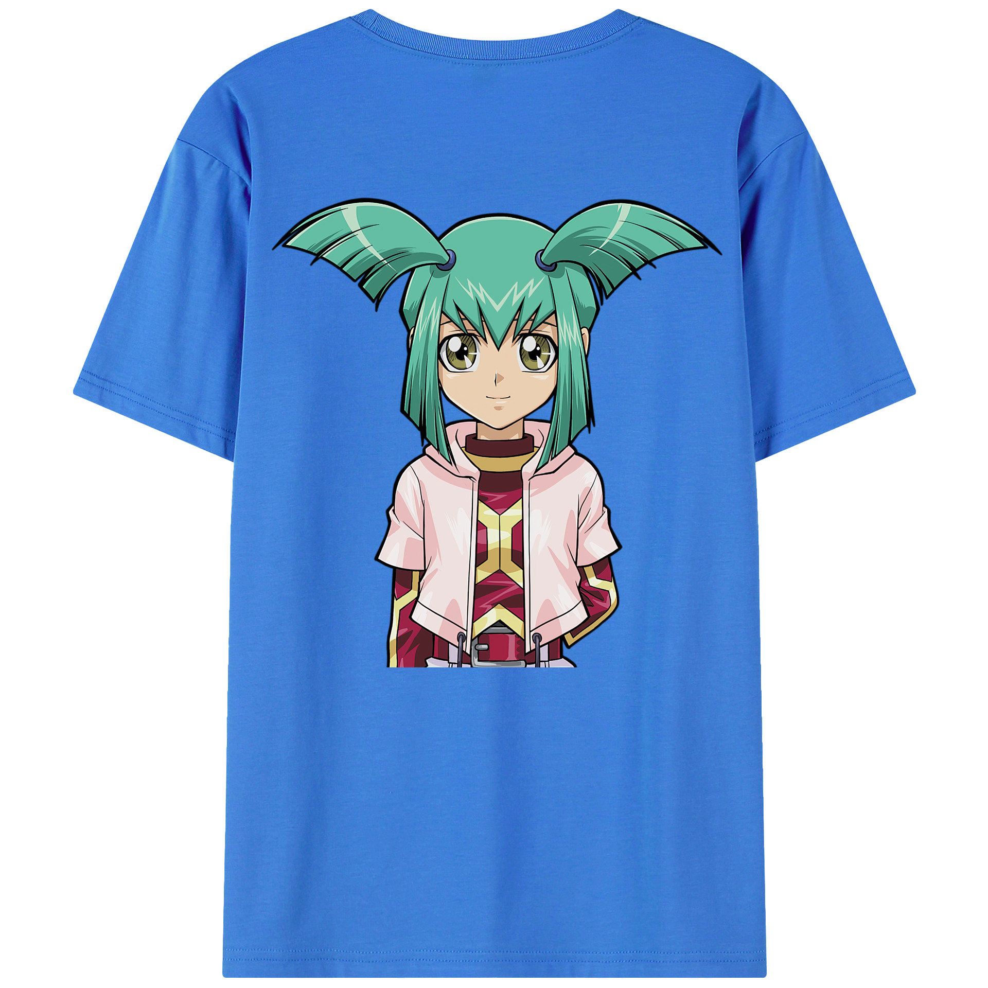 （画像用） 遊☆戯☆王 Yu-Gi-Oh! 綿100％ メンズ半袖Tシャツ（バックプリント） 通気性