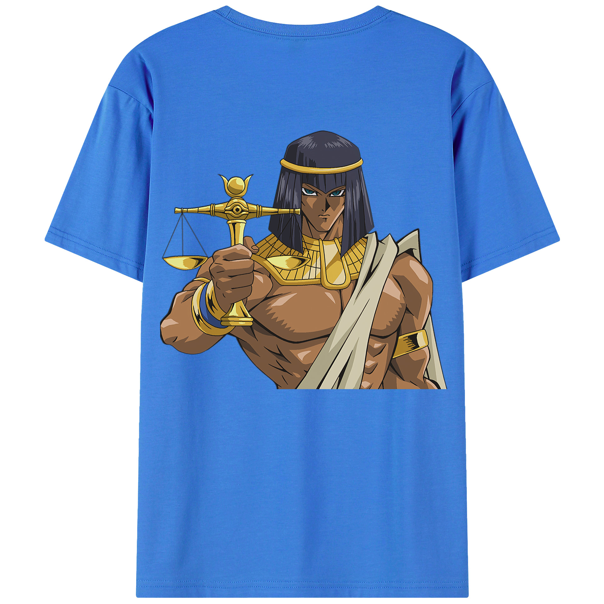 （画像用） 遊☆戯☆王 Yu-Gi-Oh! 綿100％ メンズ半袖Tシャツ（バックプリント） 通気性