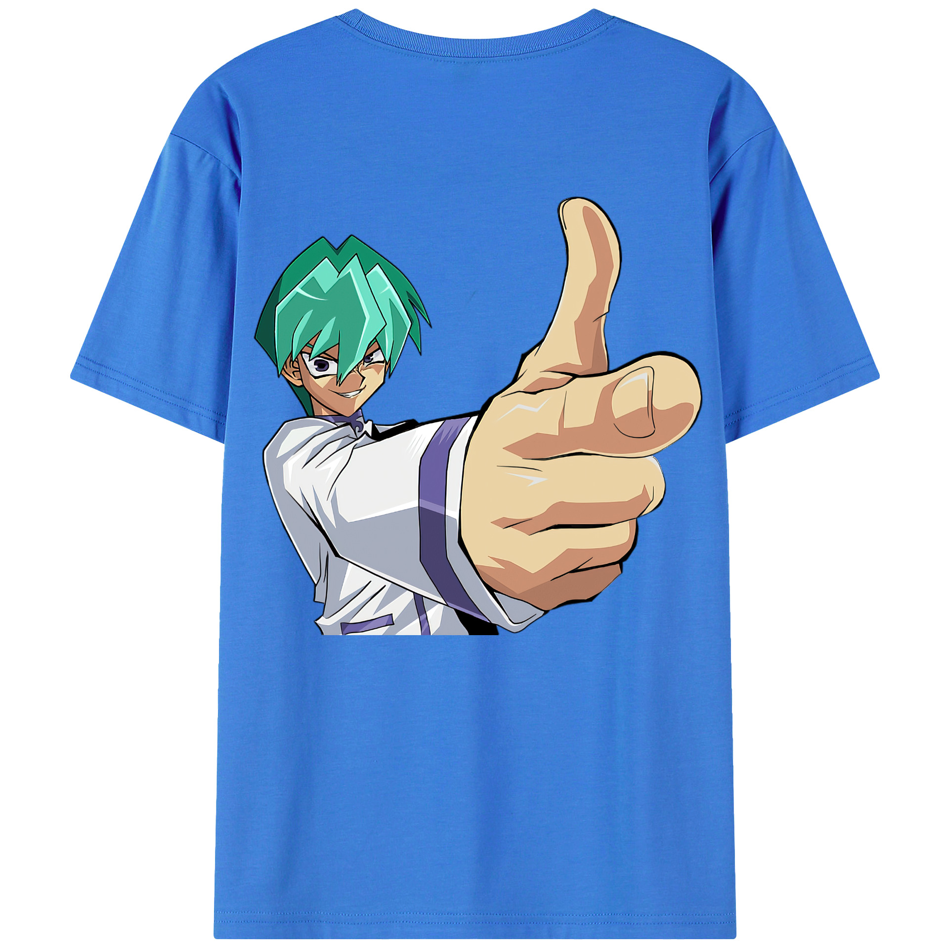 （画像用） 遊☆戯☆王 Yu-Gi-Oh! 綿100％ メンズ半袖Tシャツ（バックプリント） 通気性