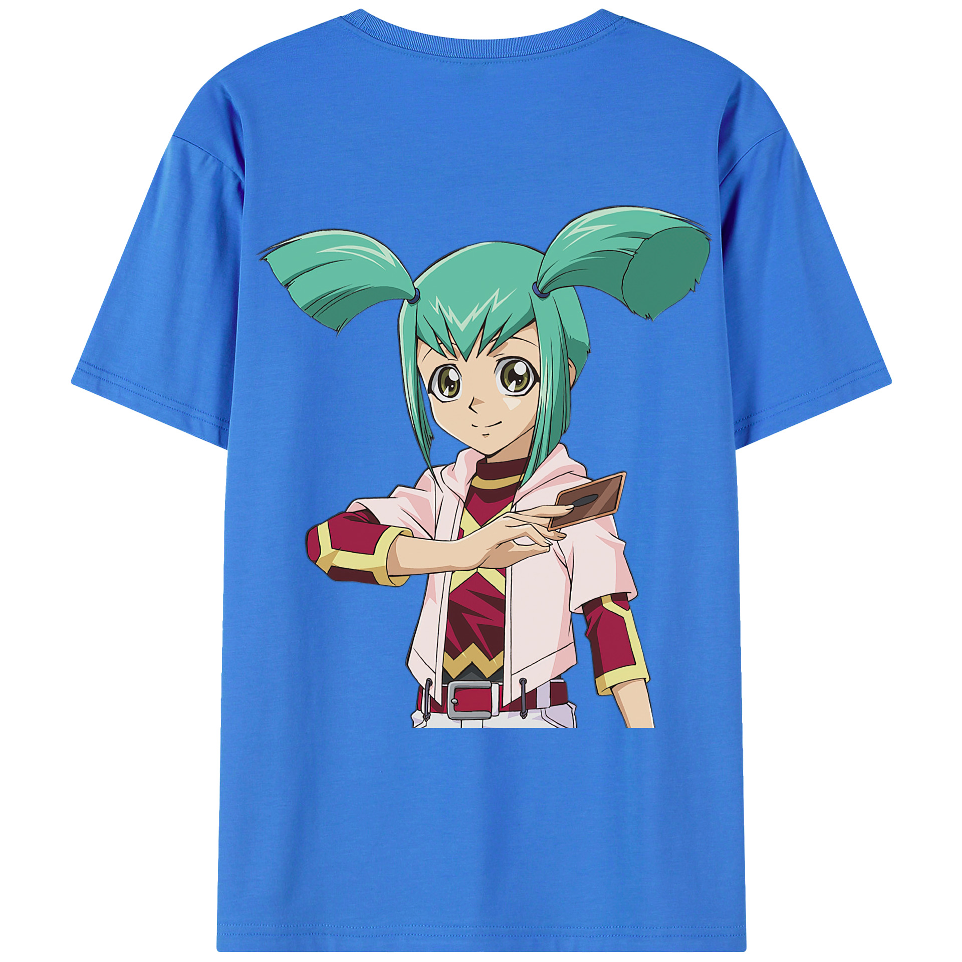 （画像用） 遊☆戯☆王 Yu-Gi-Oh! 綿100％ メンズ半袖Tシャツ（バックプリント） 通気性
