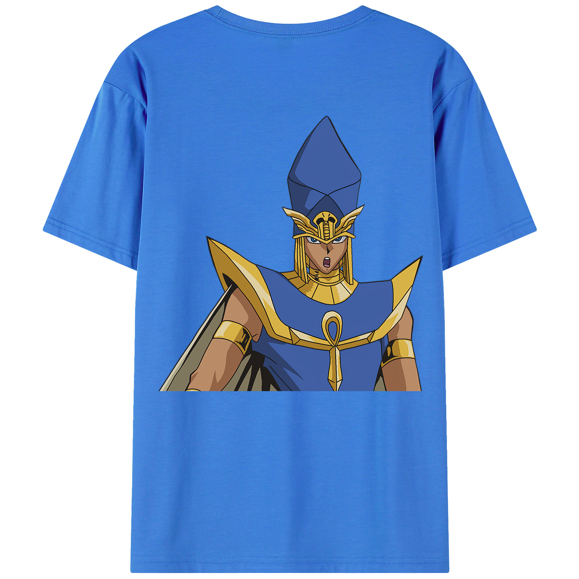 （画像用） 遊☆戯☆王 Yu-Gi-Oh! 綿100％ メンズ半袖Tシャツ（バックプリント） 通気性