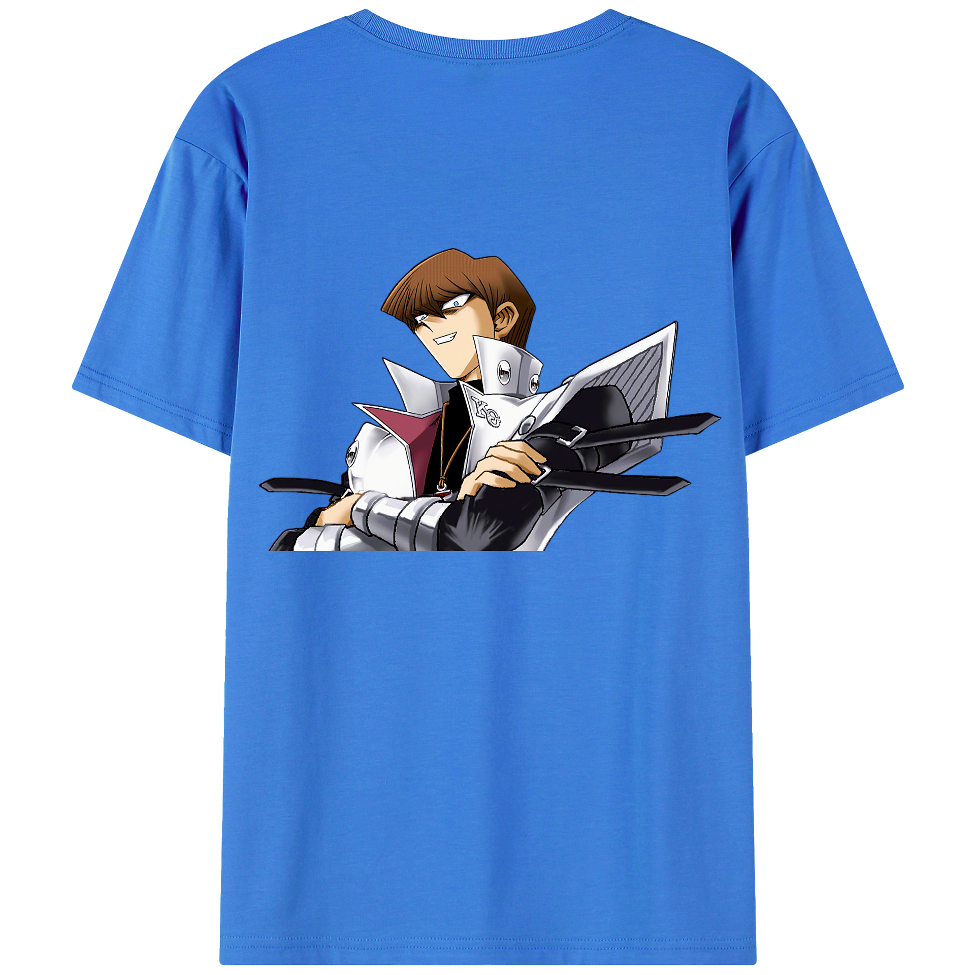 （画像用） 遊☆戯☆王 Yu-Gi-Oh! 綿100％ メンズ半袖Tシャツ（バックプリント） 通気性