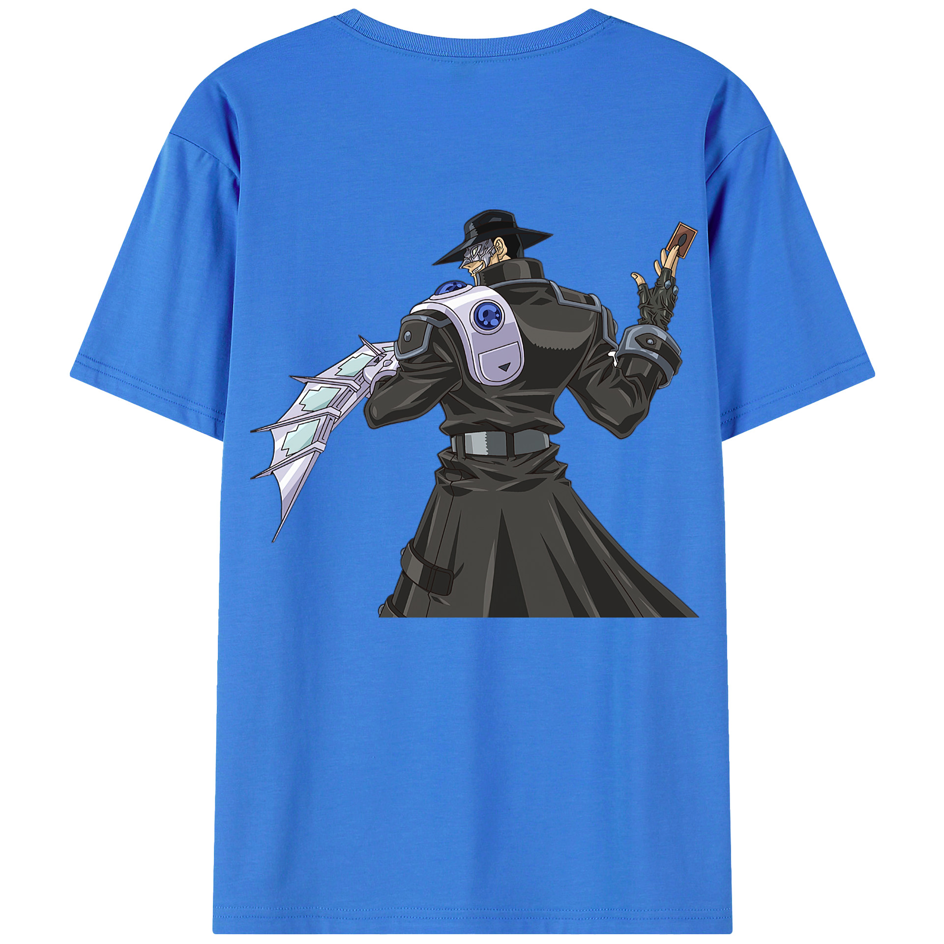 （画像用） 遊☆戯☆王 Yu-Gi-Oh! 綿100％ メンズ半袖Tシャツ（バックプリント） 通気性