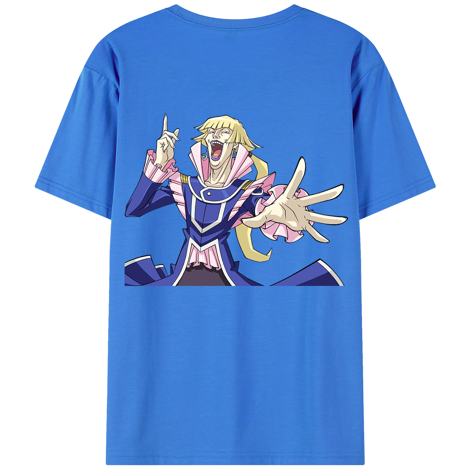 （画像用） 遊☆戯☆王 Yu-Gi-Oh! 綿100％ メンズ半袖Tシャツ（バックプリント） 通気性