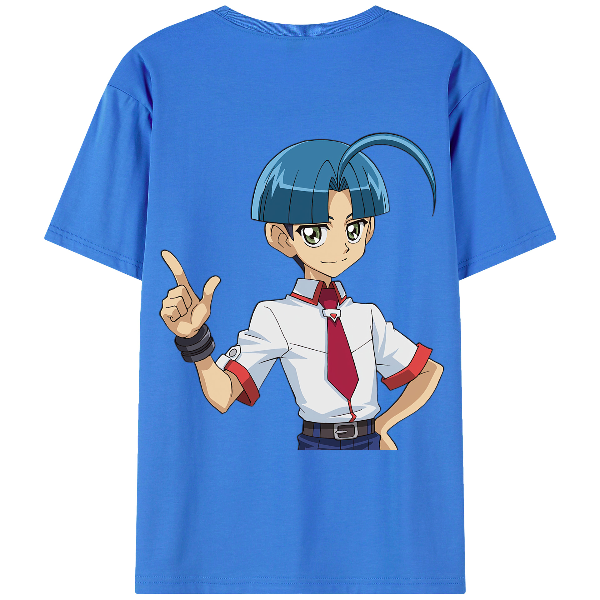 （画像用） 遊☆戯☆王 Yu-Gi-Oh! 綿100％ メンズ半袖Tシャツ（バックプリント） 通気性