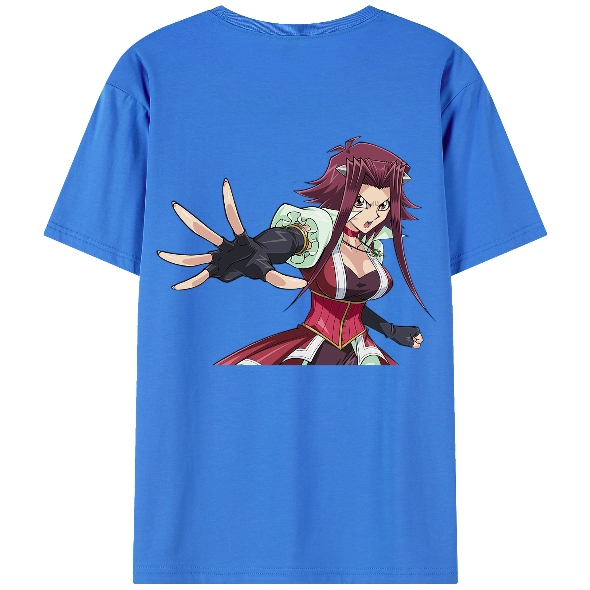 （画像用） 遊☆戯☆王 Yu-Gi-Oh! 綿100％ メンズ半袖Tシャツ（バックプリント） 通気性