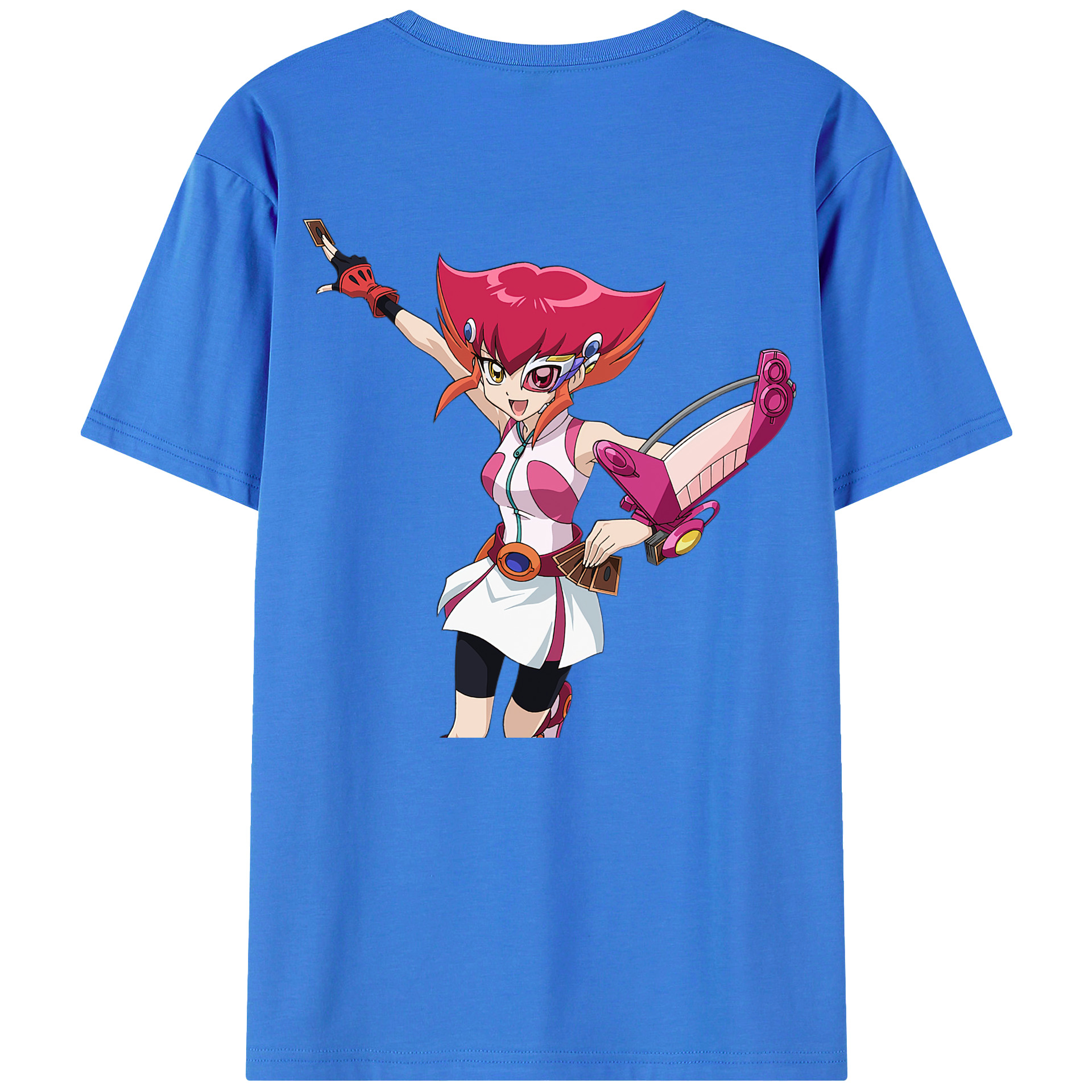 （画像用） 遊☆戯☆王 Yu-Gi-Oh! 綿100％ メンズ半袖Tシャツ（バックプリント） 通気性