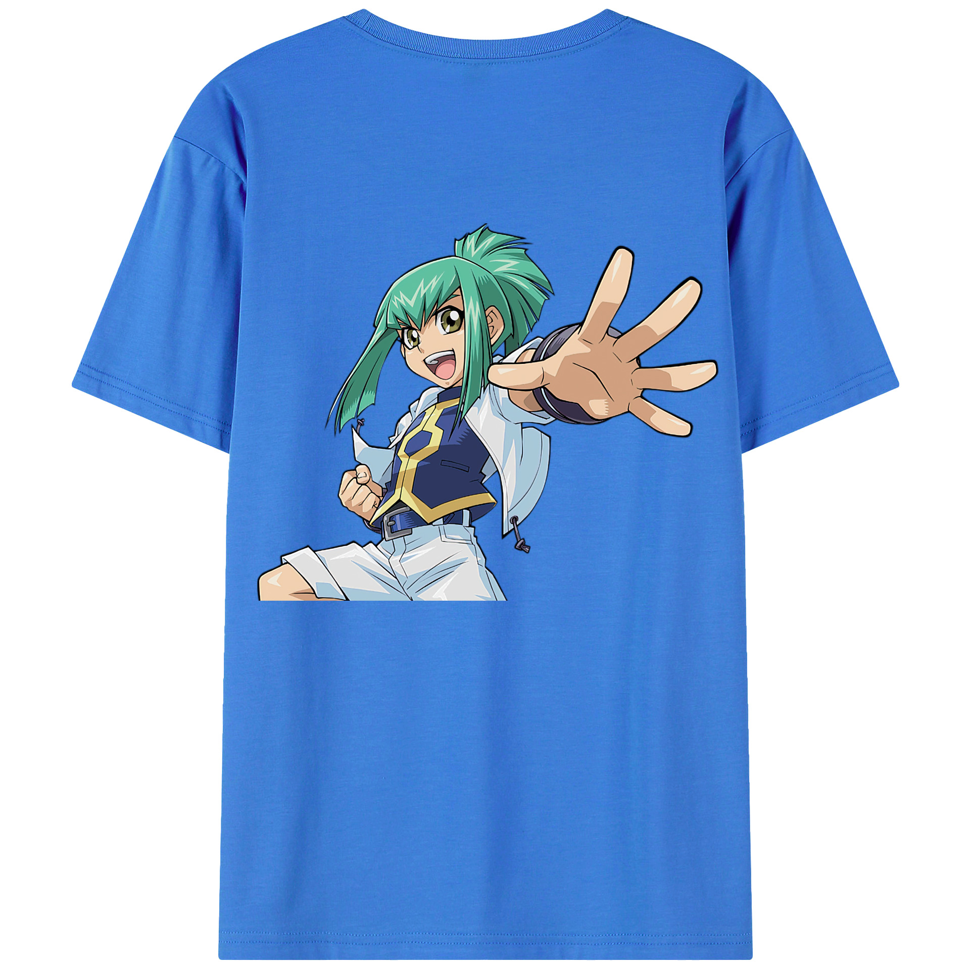 （画像用） 遊☆戯☆王 Yu-Gi-Oh! 綿100％ メンズ半袖Tシャツ（バックプリント） 通気性