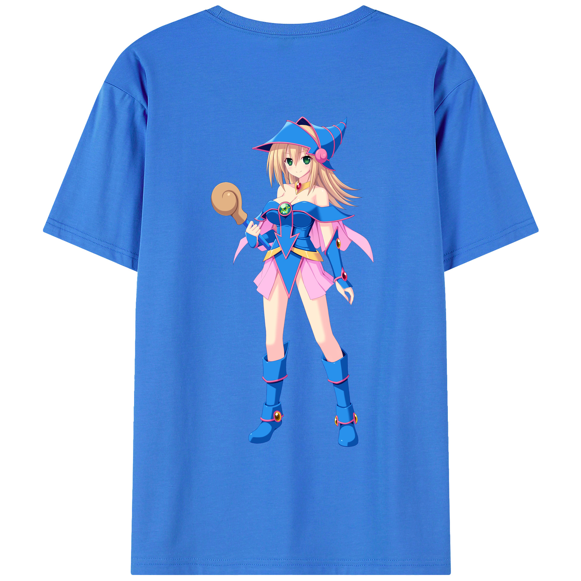 （画像用） 遊☆戯☆王 Yu-Gi-Oh! 綿100％ メンズ半袖Tシャツ（バックプリント） 通気性