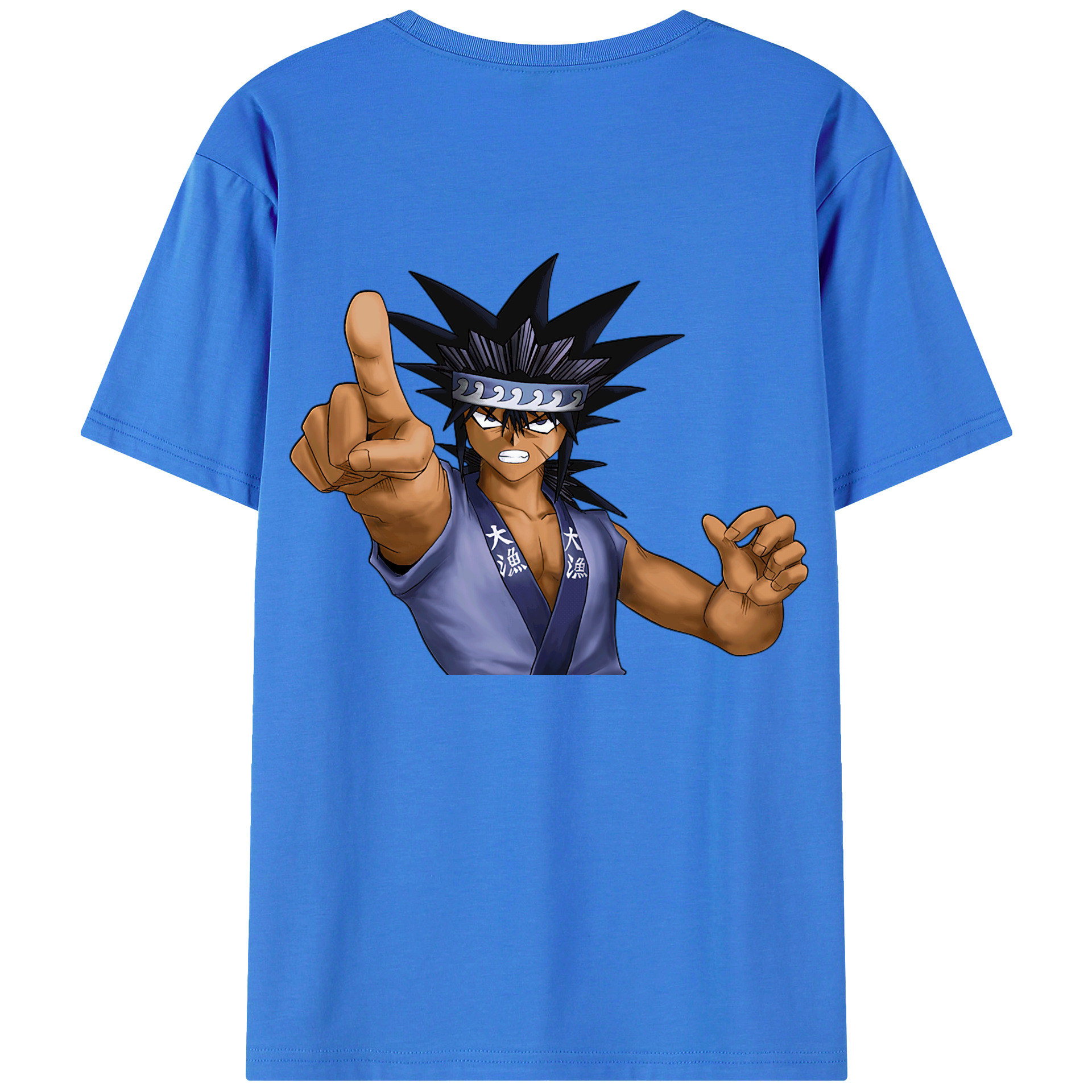 （画像用） 遊☆戯☆王 Yu-Gi-Oh! 綿100％ メンズ半袖Tシャツ（バックプリント） 通気性