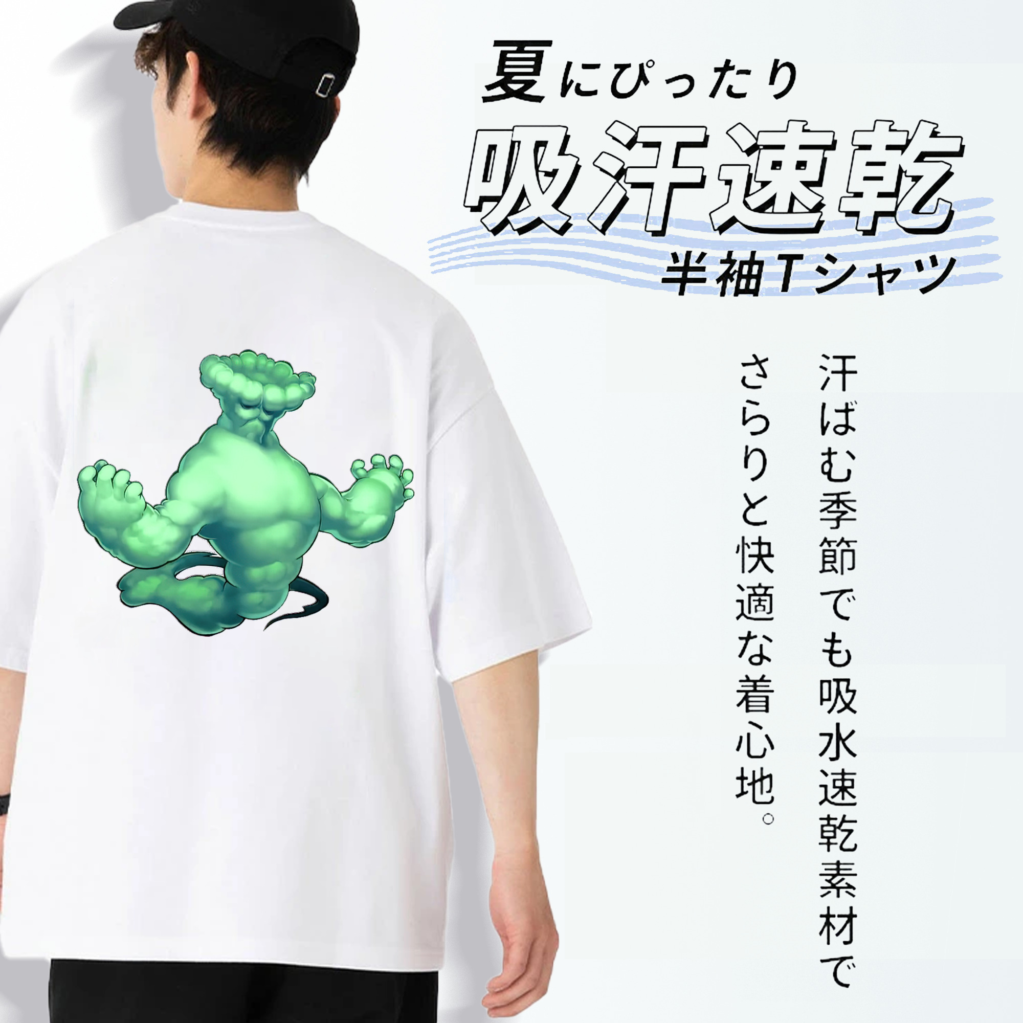 遊☆戯☆王 Yu-Gi-Oh! 綿100％ メンズ半袖Tシャツ（バックプリント） 通気性