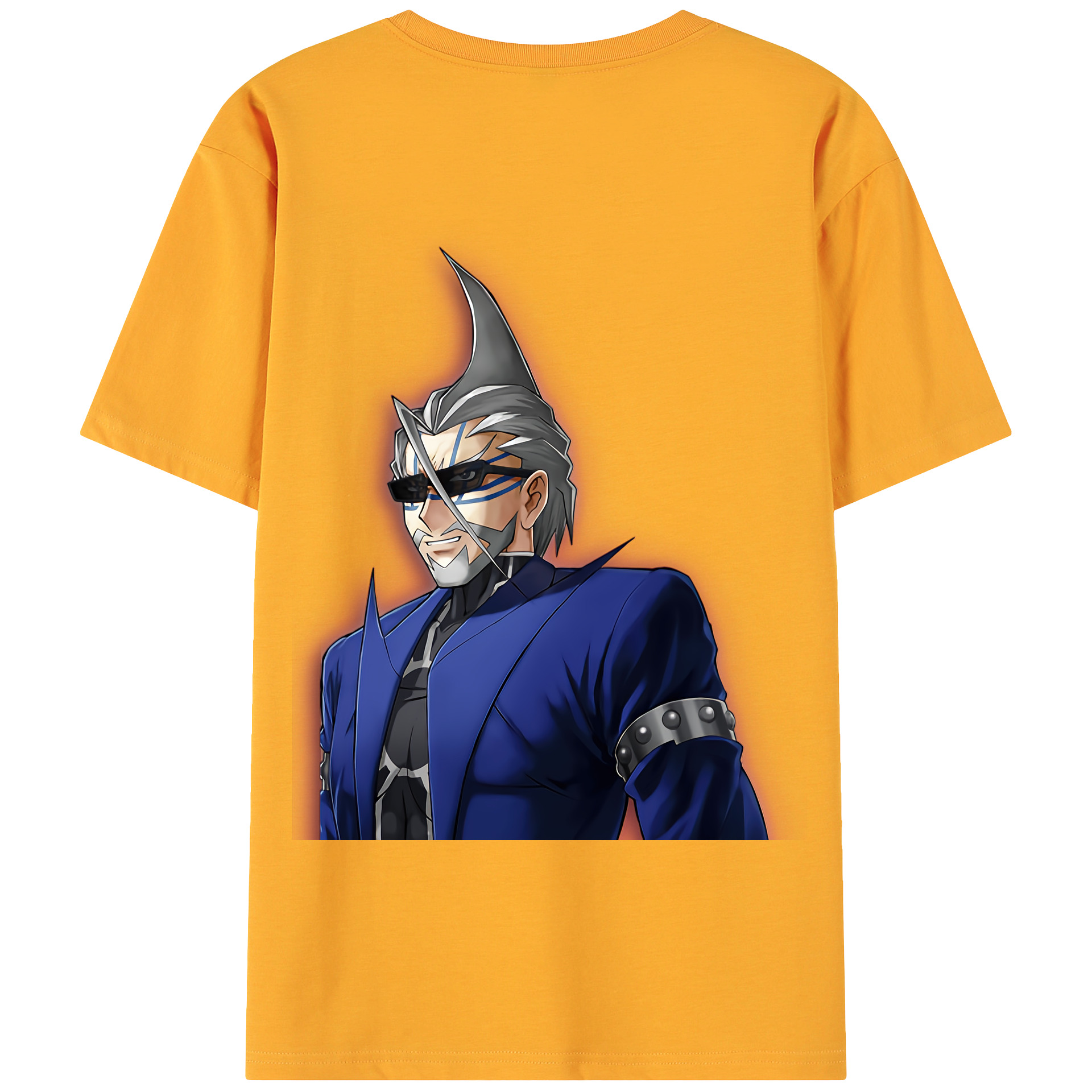 （画像用） 遊☆戯☆王 Yu-Gi-Oh! 綿100％ メンズ半袖Tシャツ（バックプリント） 通気性