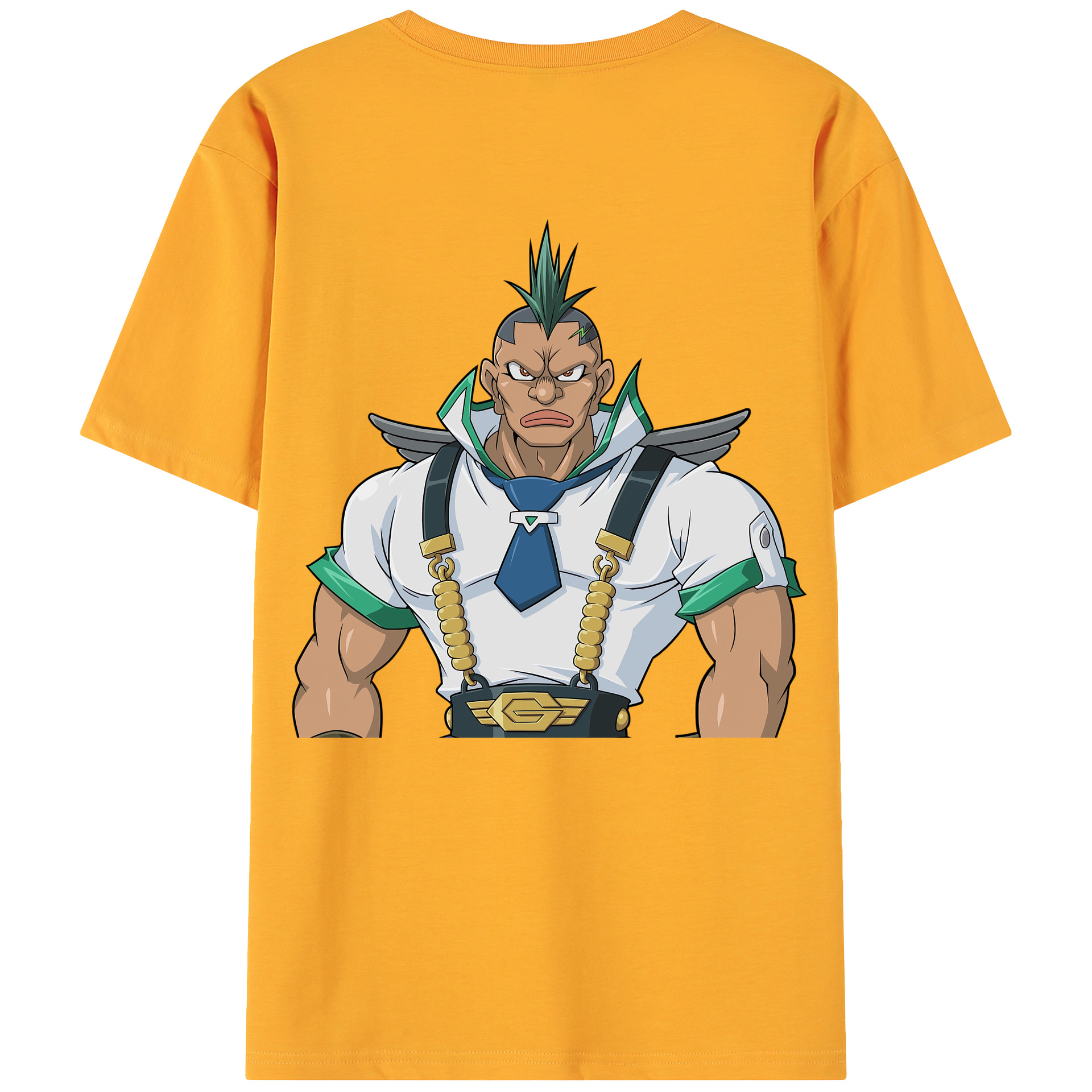 （画像用） 遊☆戯☆王 Yu-Gi-Oh! 綿100％ メンズ半袖Tシャツ（バックプリント） 通気性