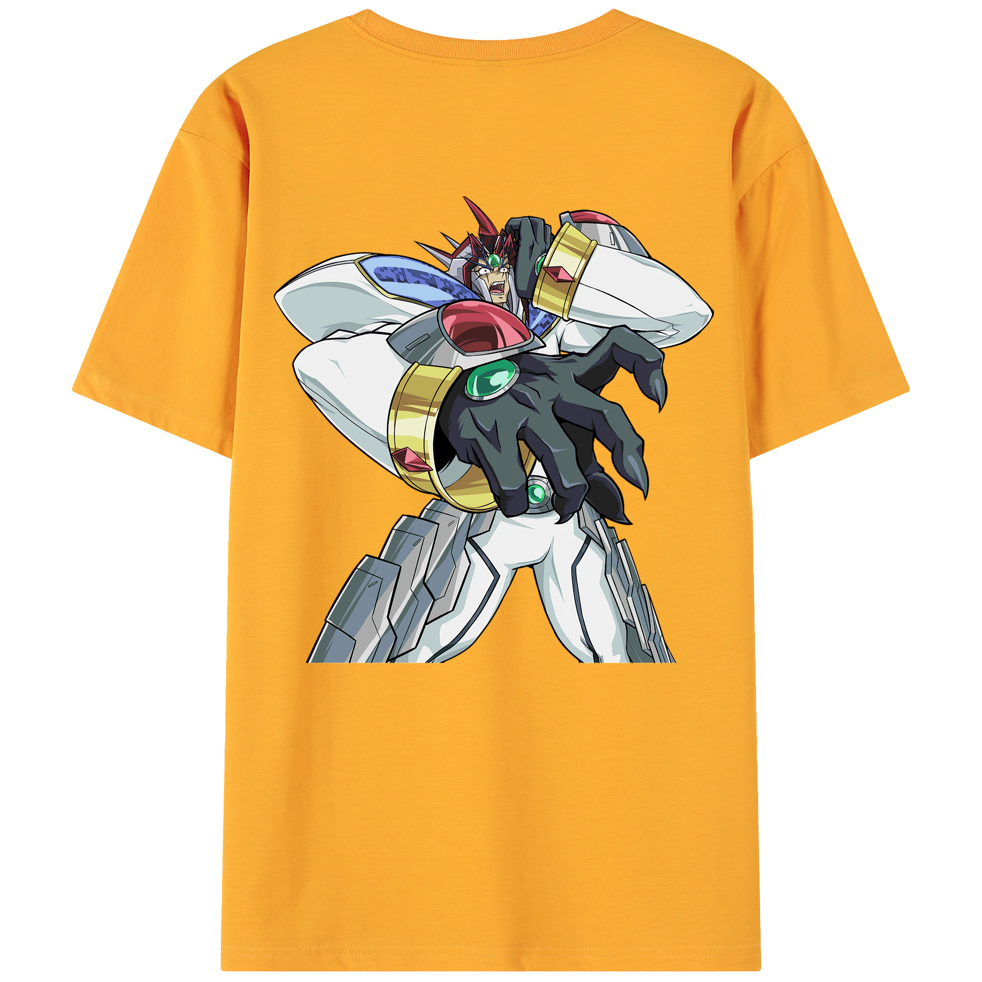 （画像用） 遊☆戯☆王 Yu-Gi-Oh! 綿100％ メンズ半袖Tシャツ（バックプリント） 通気性
