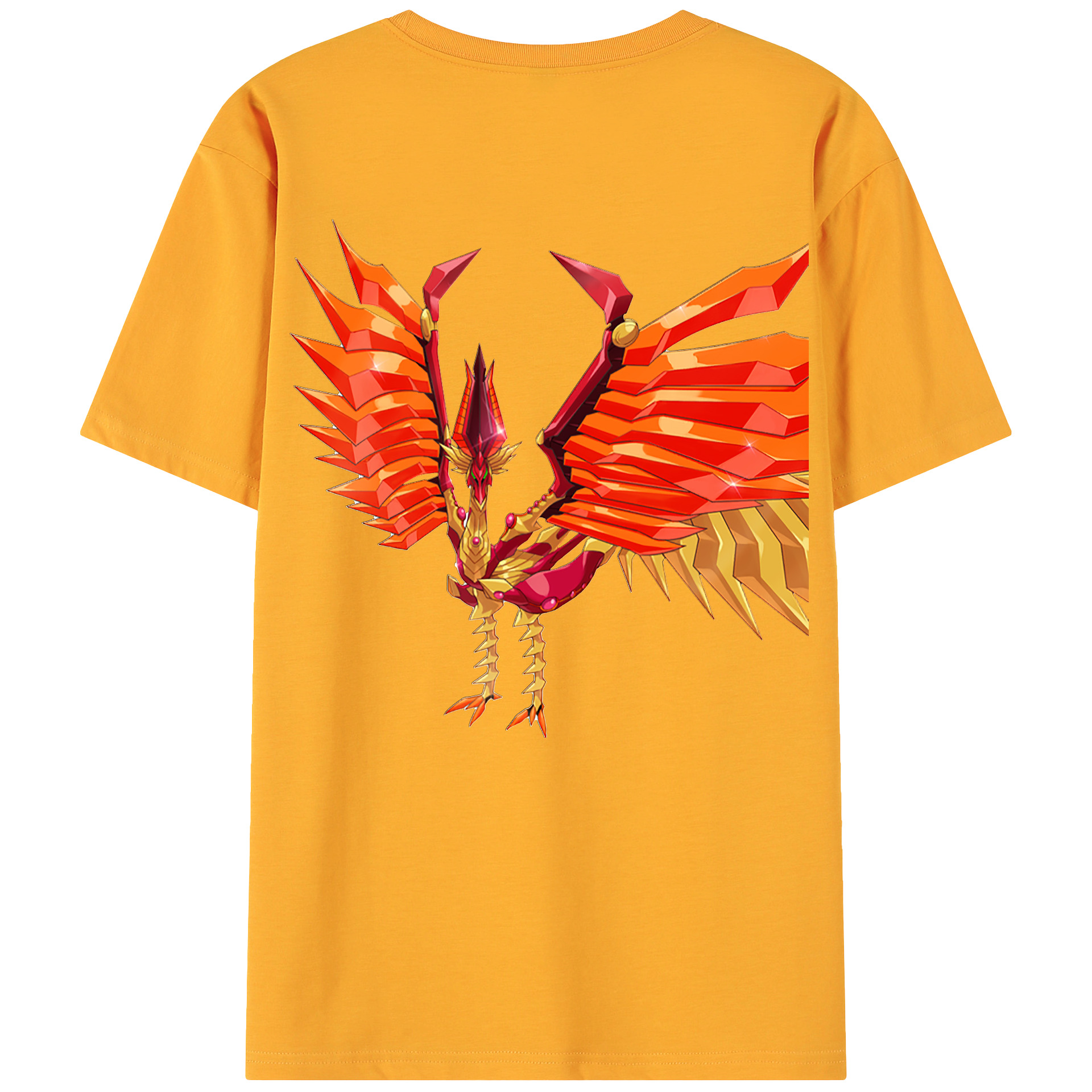 （画像用） 遊☆戯☆王 Yu-Gi-Oh! 綿100％ メンズ半袖Tシャツ（バックプリント） 通気性