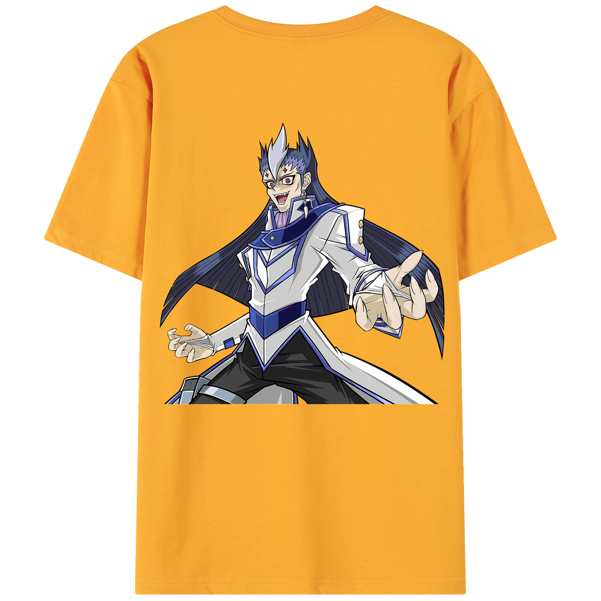 （画像用） 遊☆戯☆王 Yu-Gi-Oh! 綿100％ メンズ半袖Tシャツ（バックプリント） 通気性