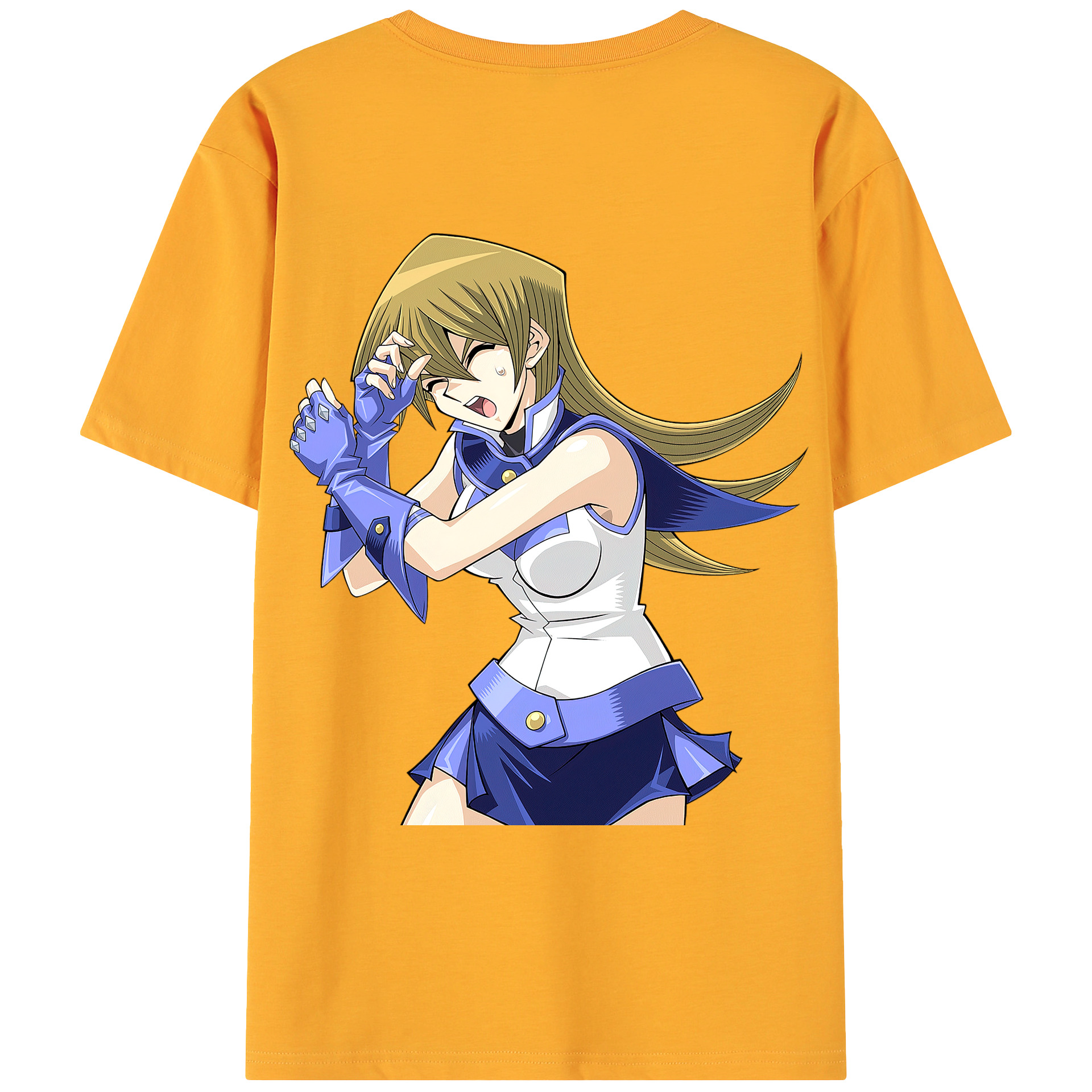 （画像用） 遊☆戯☆王 Yu-Gi-Oh! 綿100％ メンズ半袖Tシャツ（バックプリント） 通気性