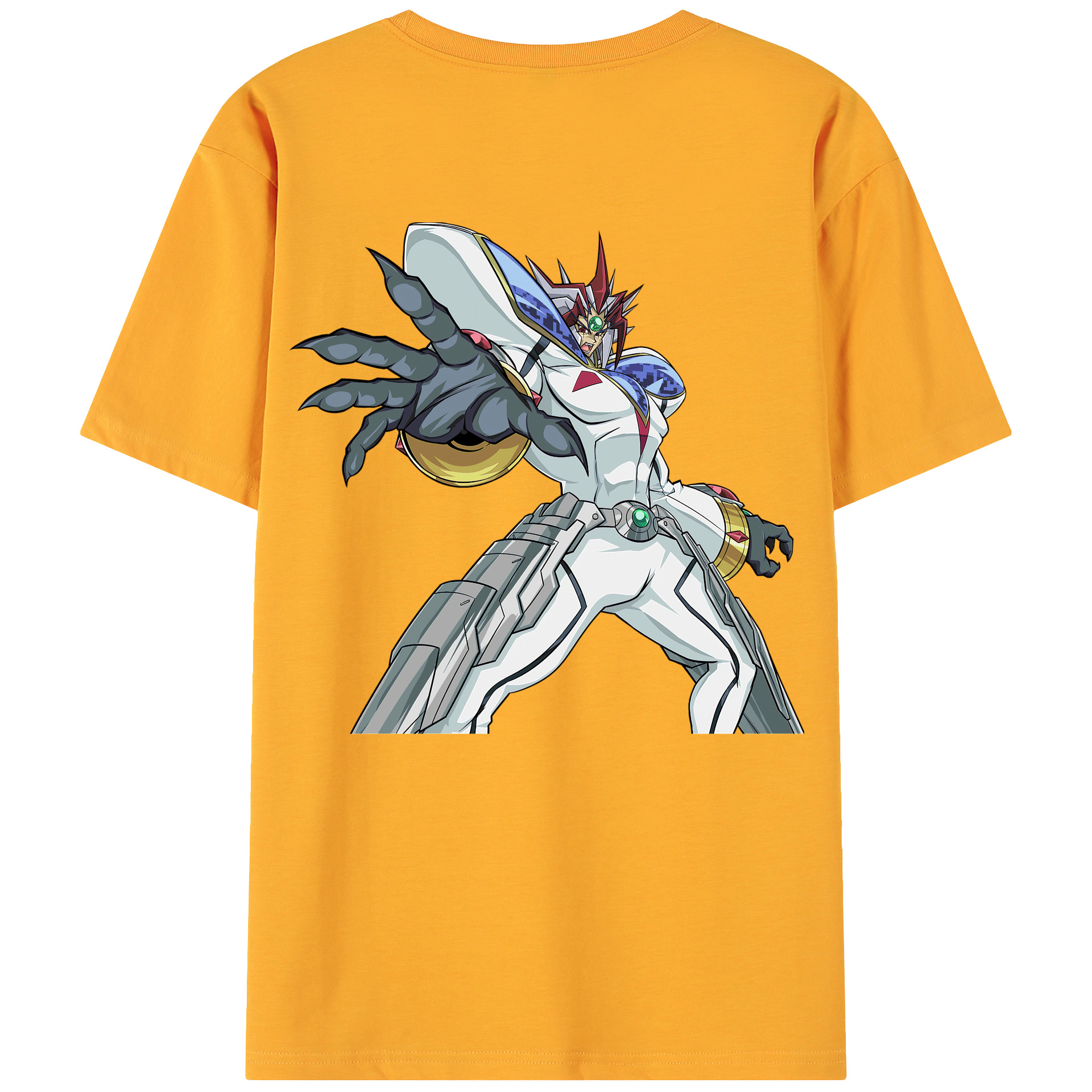 （画像用） 遊☆戯☆王 Yu-Gi-Oh! 綿100％ メンズ半袖Tシャツ（バックプリント） 通気性