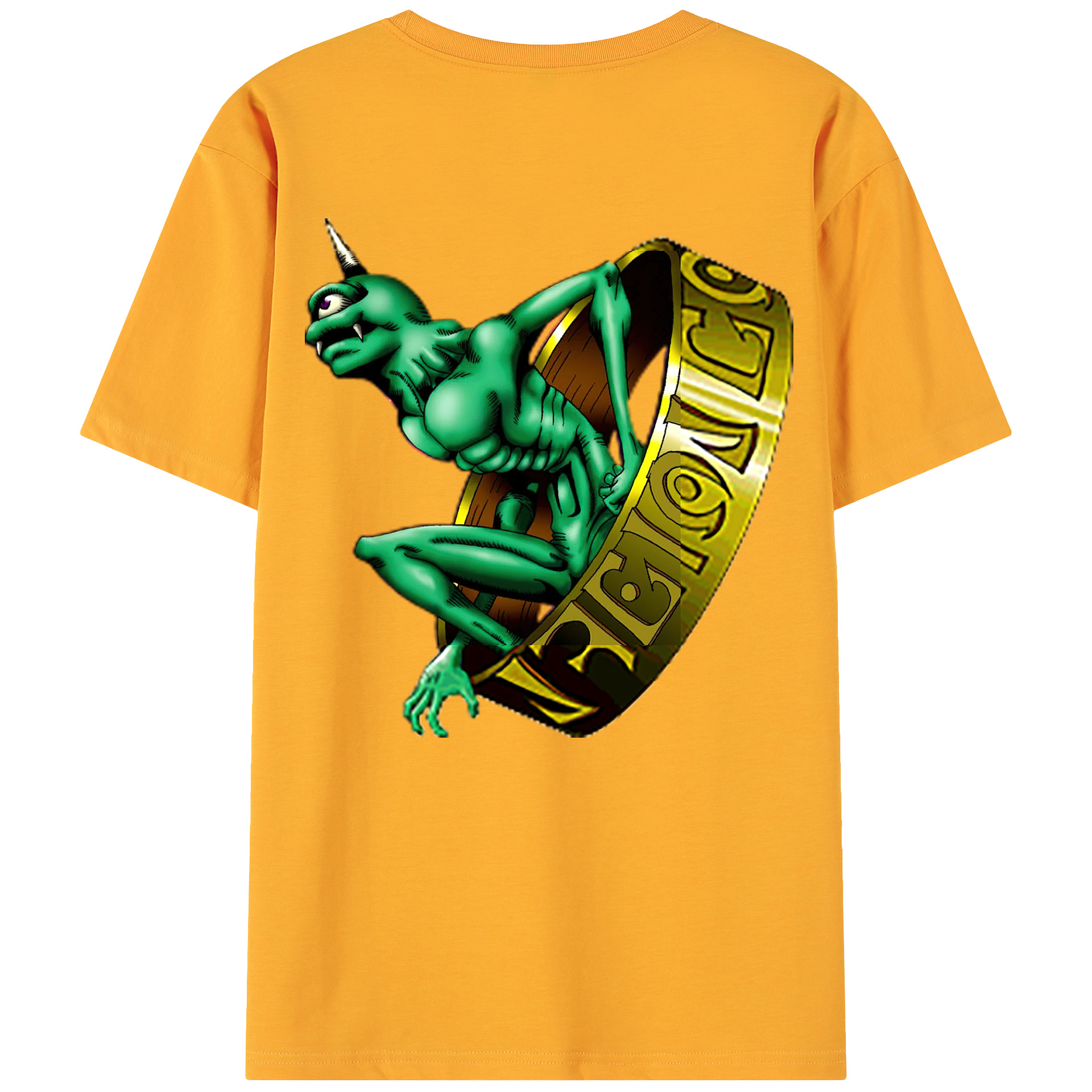 （画像用） 遊☆戯☆王 Yu-Gi-Oh! 綿100％ メンズ半袖Tシャツ（バックプリント） 通気性