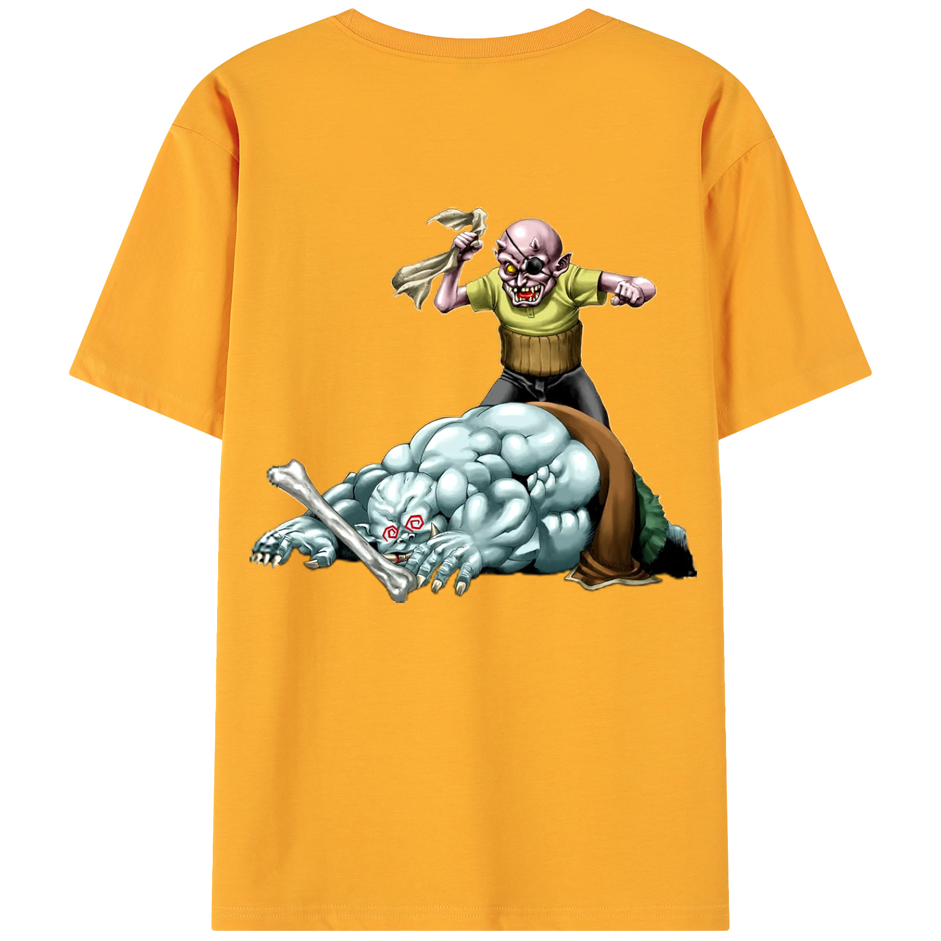 （画像用） 遊☆戯☆王 Yu-Gi-Oh! 綿100％ メンズ半袖Tシャツ（バックプリント） 通気性
