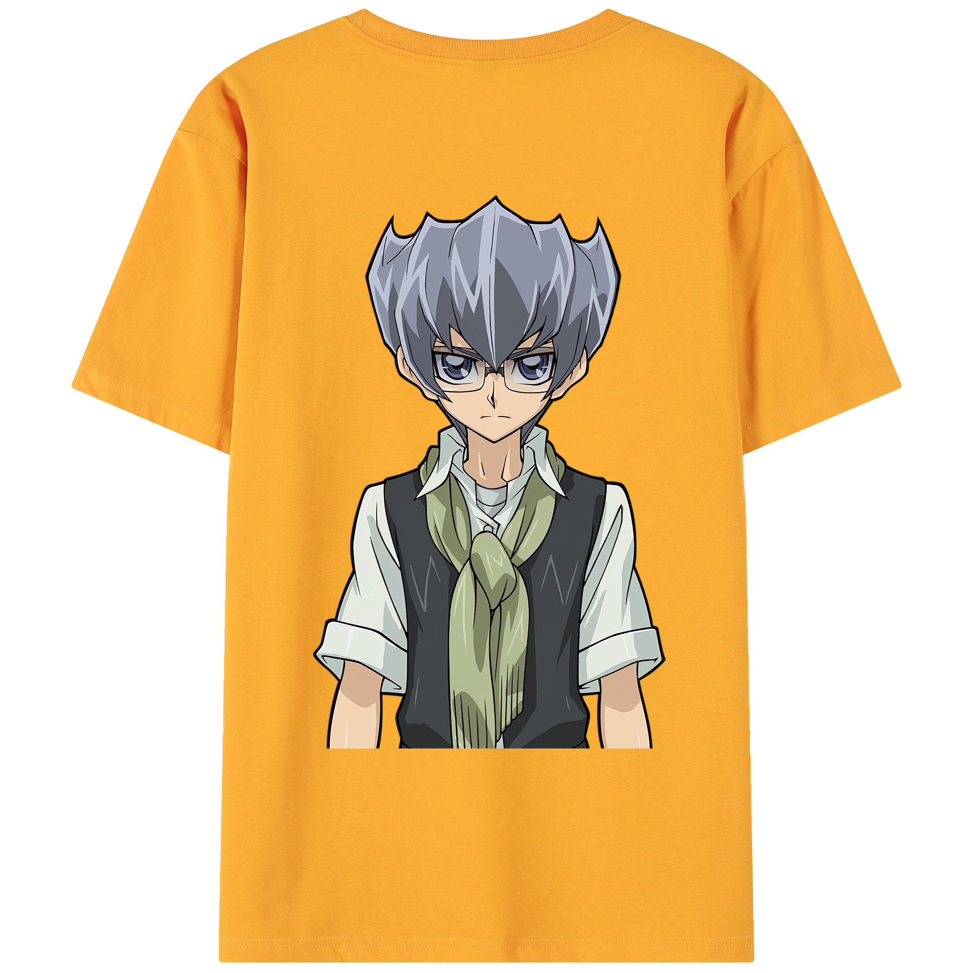 （画像用） 遊☆戯☆王 Yu-Gi-Oh! 綿100％ メンズ半袖Tシャツ（バックプリント） 通気性