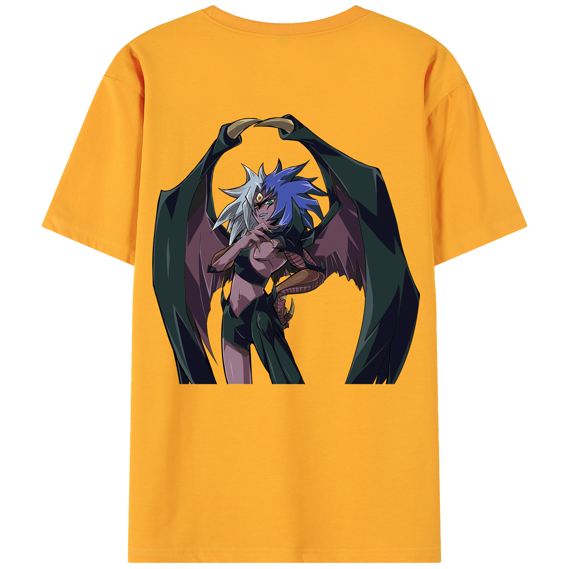 （画像用） 遊☆戯☆王 Yu-Gi-Oh! 綿100％ メンズ半袖Tシャツ（バックプリント） 通気性