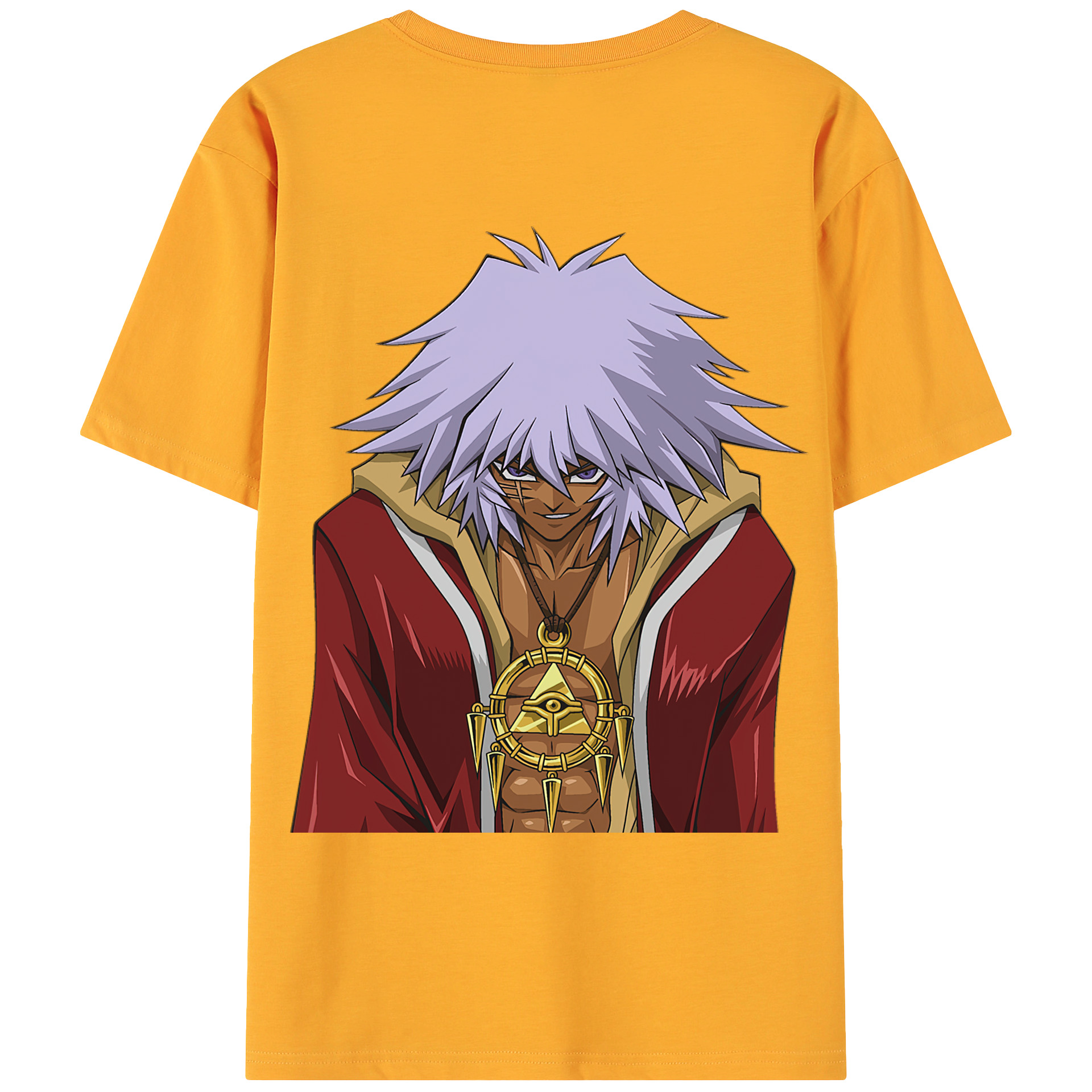 （画像用） 遊☆戯☆王 Yu-Gi-Oh! 綿100％ メンズ半袖Tシャツ（バックプリント） 通気性