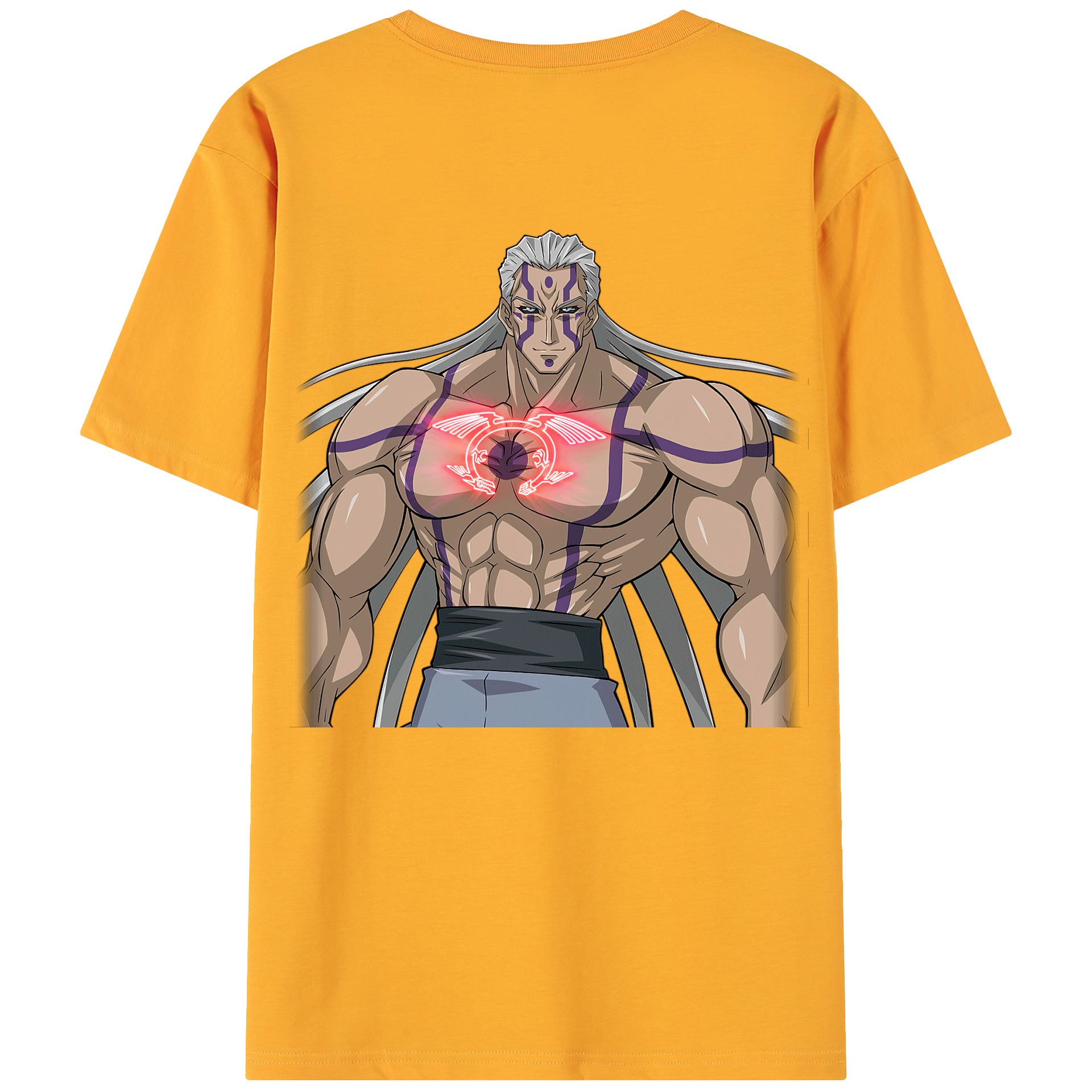 （画像用） 遊☆戯☆王 Yu-Gi-Oh! 綿100％ メンズ半袖Tシャツ（バックプリント） 通気性