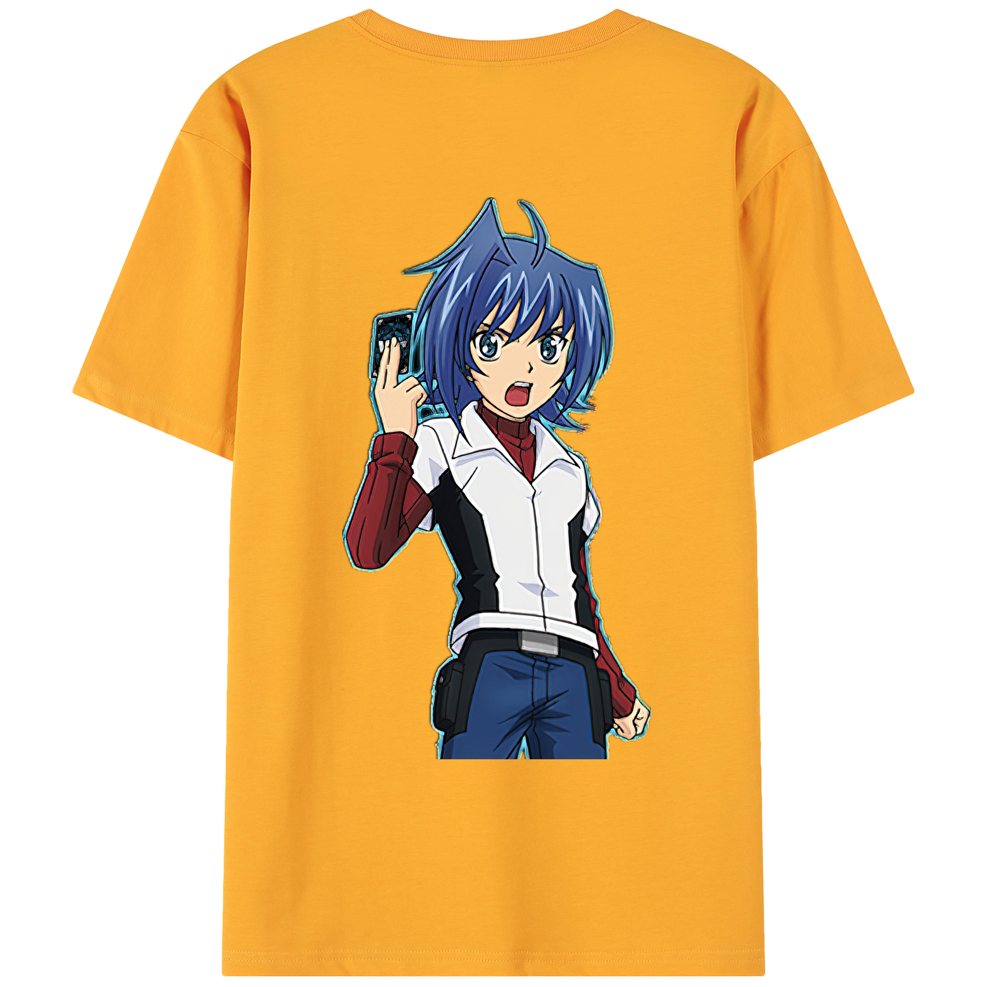（画像用） 遊☆戯☆王 Yu-Gi-Oh! 綿100％ メンズ半袖Tシャツ（バックプリント） 通気性
