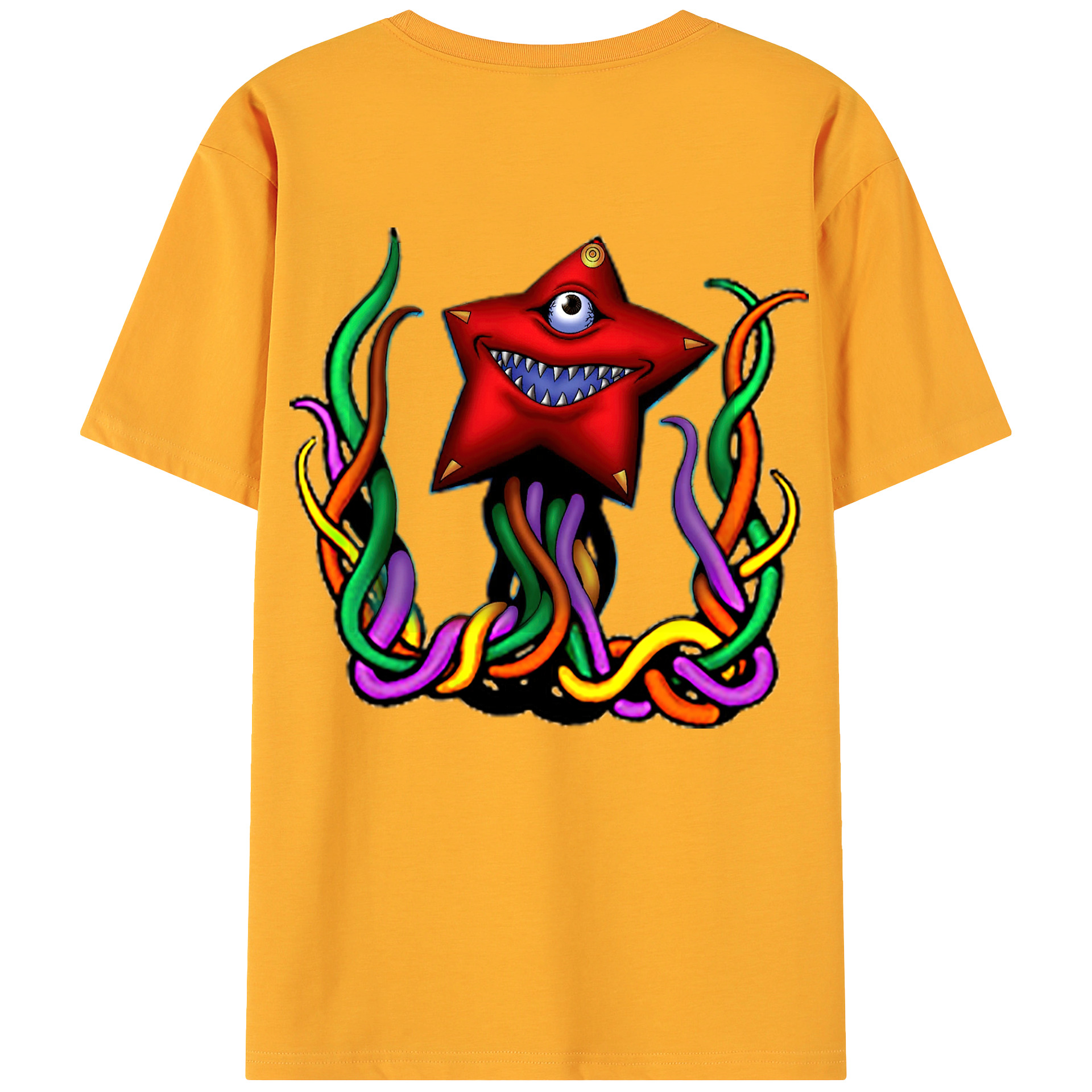 （画像用） 遊☆戯☆王 Yu-Gi-Oh! 綿100％ メンズ半袖Tシャツ（バックプリント） 通気性