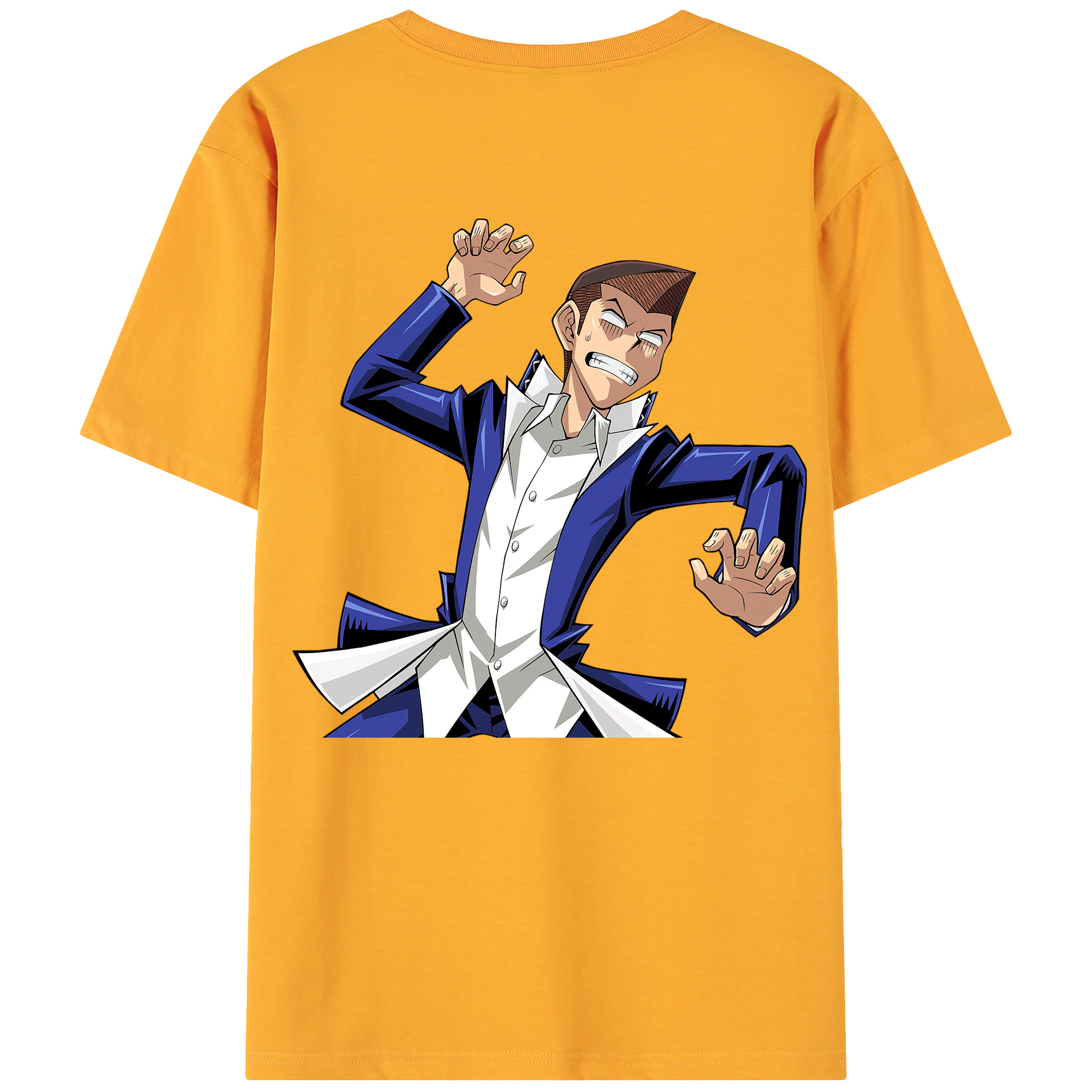 （画像用） 遊☆戯☆王 Yu-Gi-Oh! 綿100％ メンズ半袖Tシャツ（バックプリント） 通気性