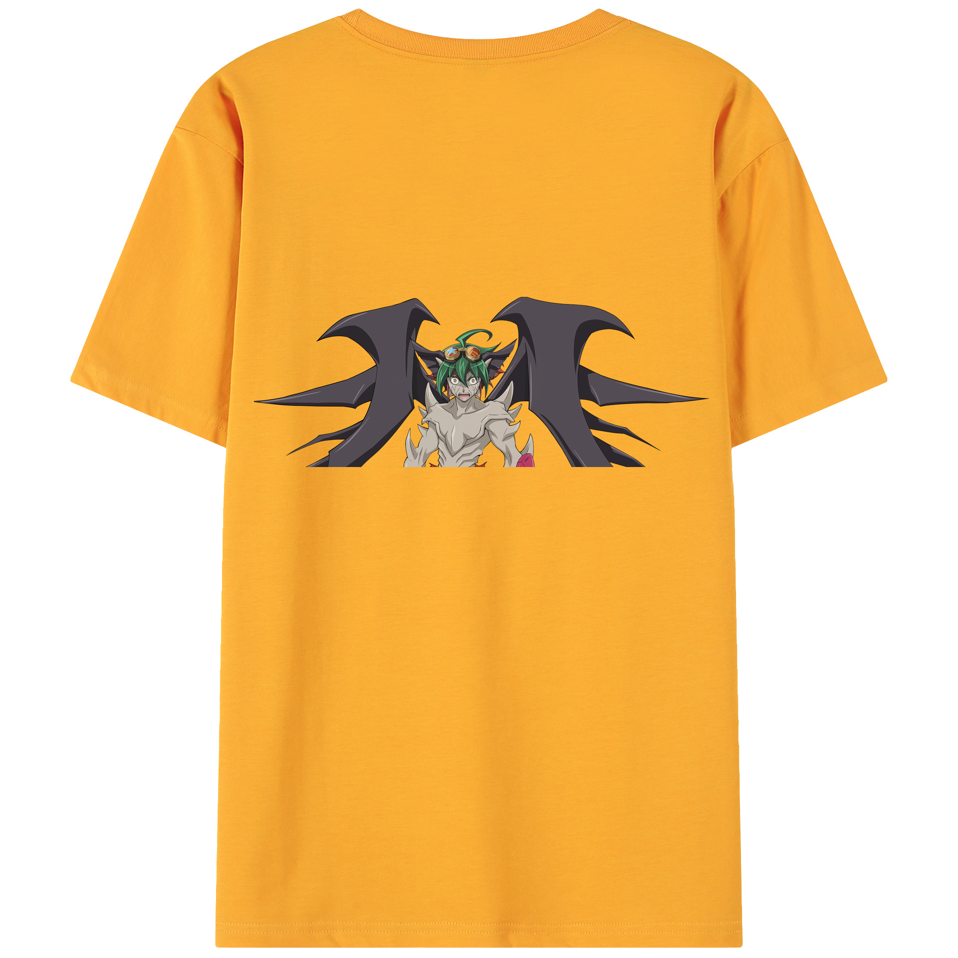 （画像用） 遊☆戯☆王 Yu-Gi-Oh! 綿100％ メンズ半袖Tシャツ（バックプリント） 通気性