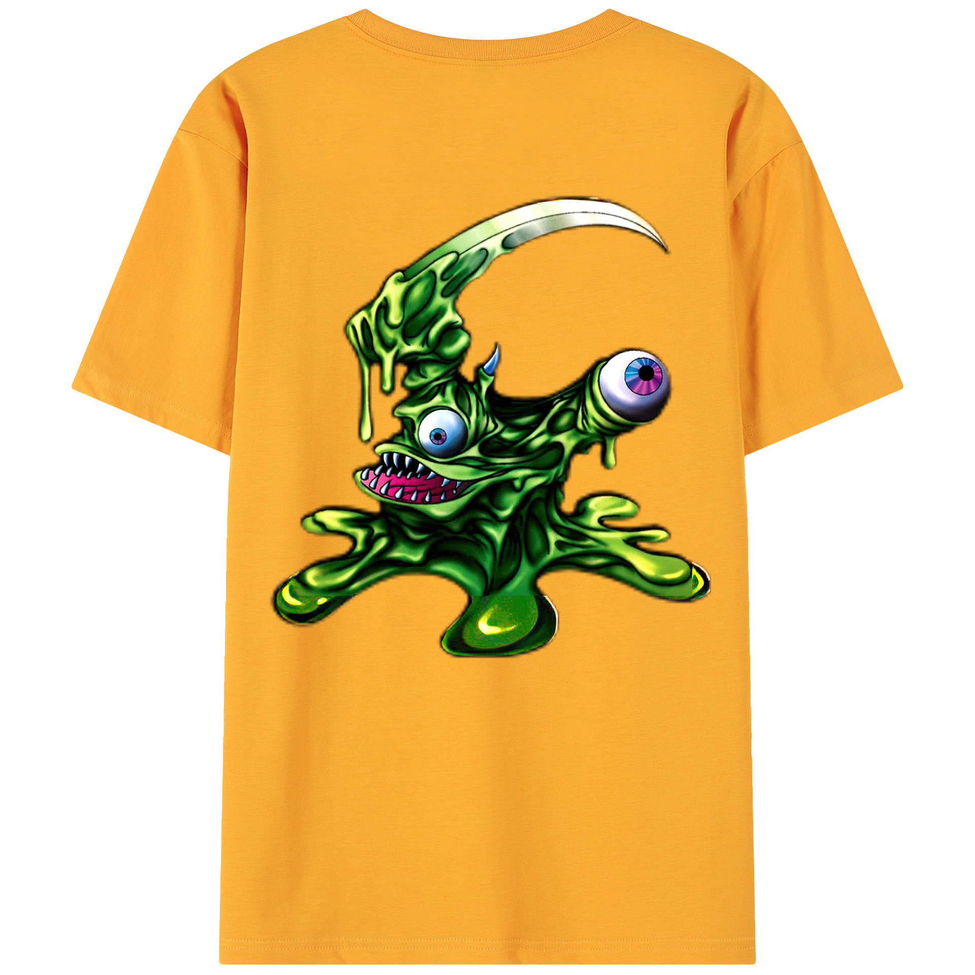 （画像用） 遊☆戯☆王 Yu-Gi-Oh! 綿100％ メンズ半袖Tシャツ（バックプリント） 通気性