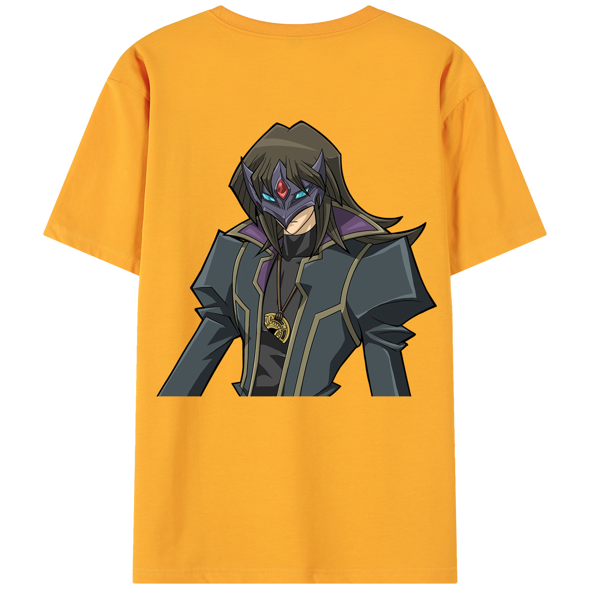 （画像用） 遊☆戯☆王 Yu-Gi-Oh! 綿100％ メンズ半袖Tシャツ（バックプリント） 通気性