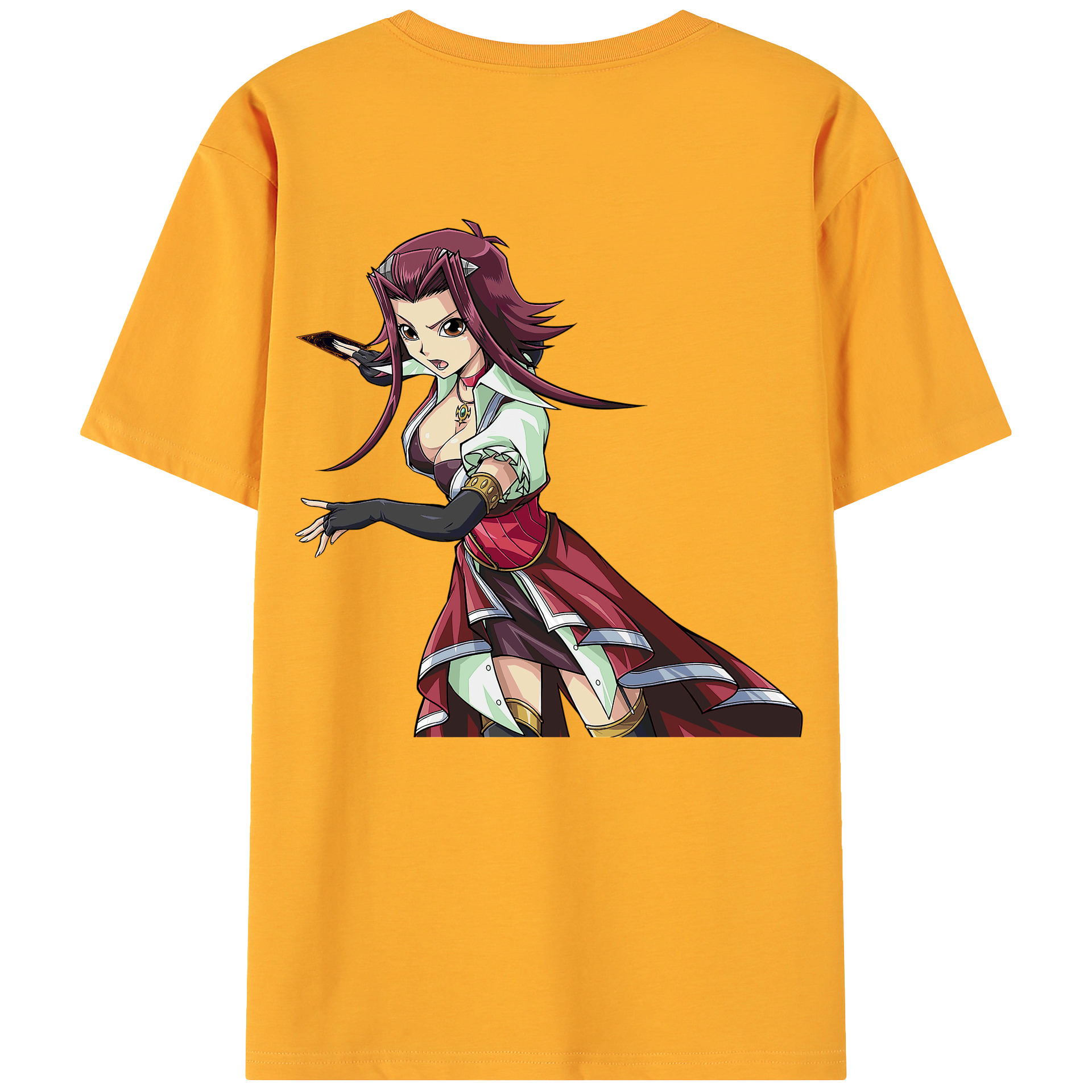 （画像用） 遊☆戯☆王 Yu-Gi-Oh! 綿100％ メンズ半袖Tシャツ（バックプリント） 通気性