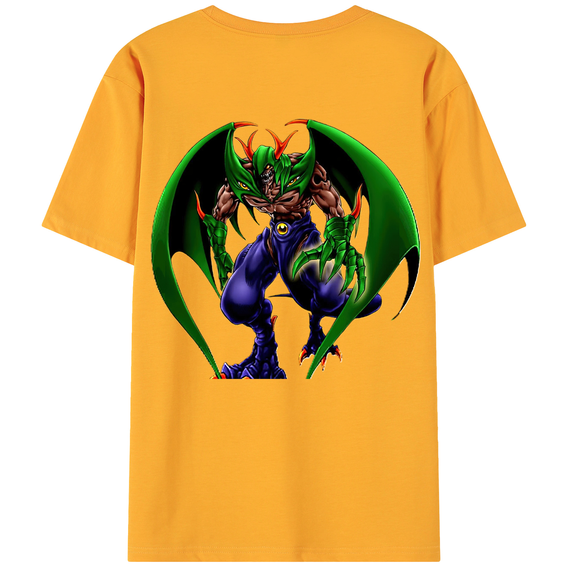 （画像用） 遊☆戯☆王 Yu-Gi-Oh! 綿100％ メンズ半袖Tシャツ（バックプリント） 通気性