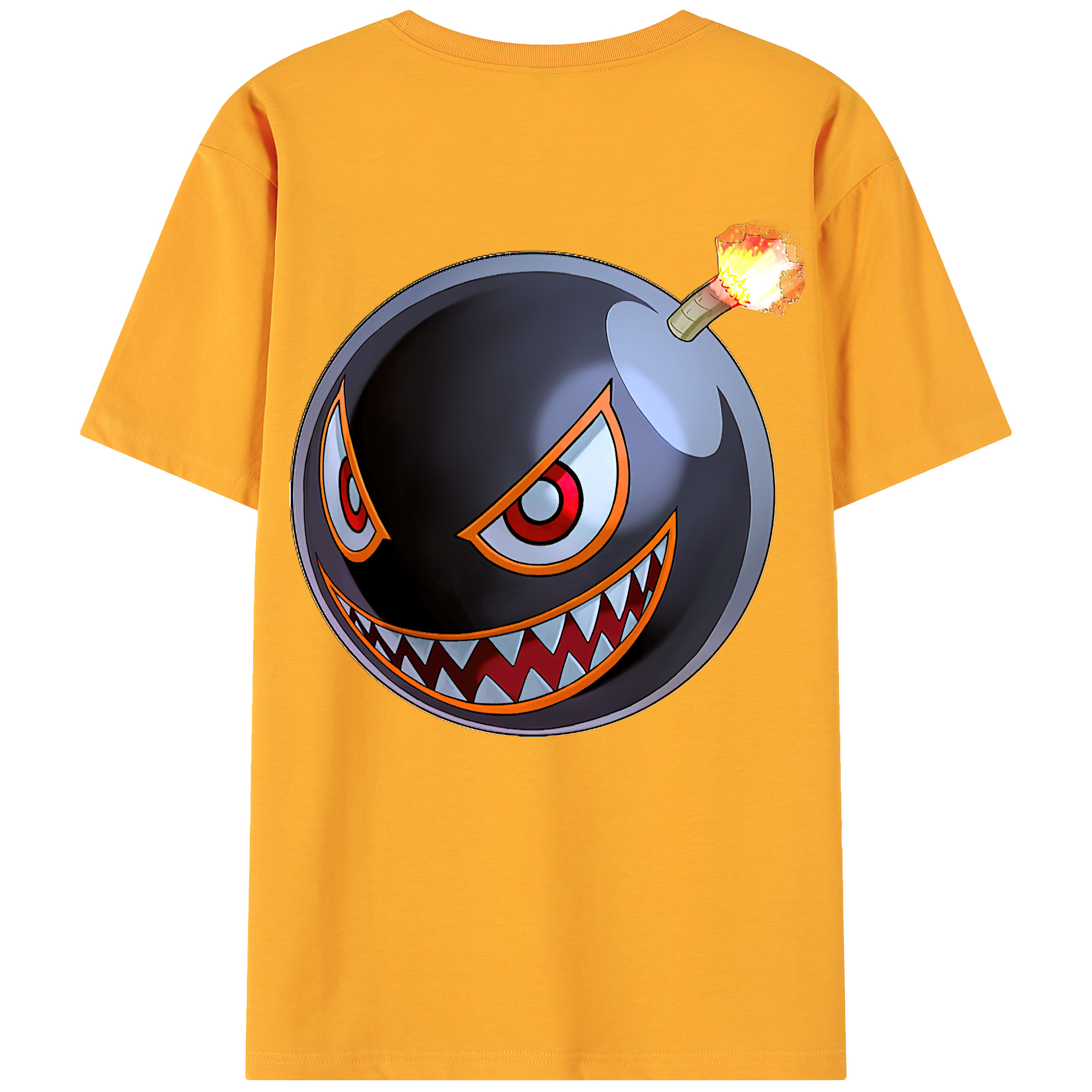 （画像用） 遊☆戯☆王 Yu-Gi-Oh! 綿100％ メンズ半袖Tシャツ（バックプリント） 通気性