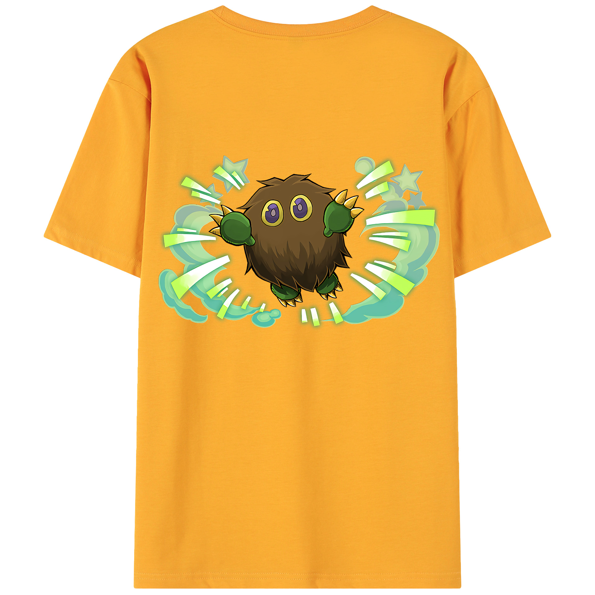 （画像用） 遊☆戯☆王 Yu-Gi-Oh! 綿100％ メンズ半袖Tシャツ（バックプリント） 通気性