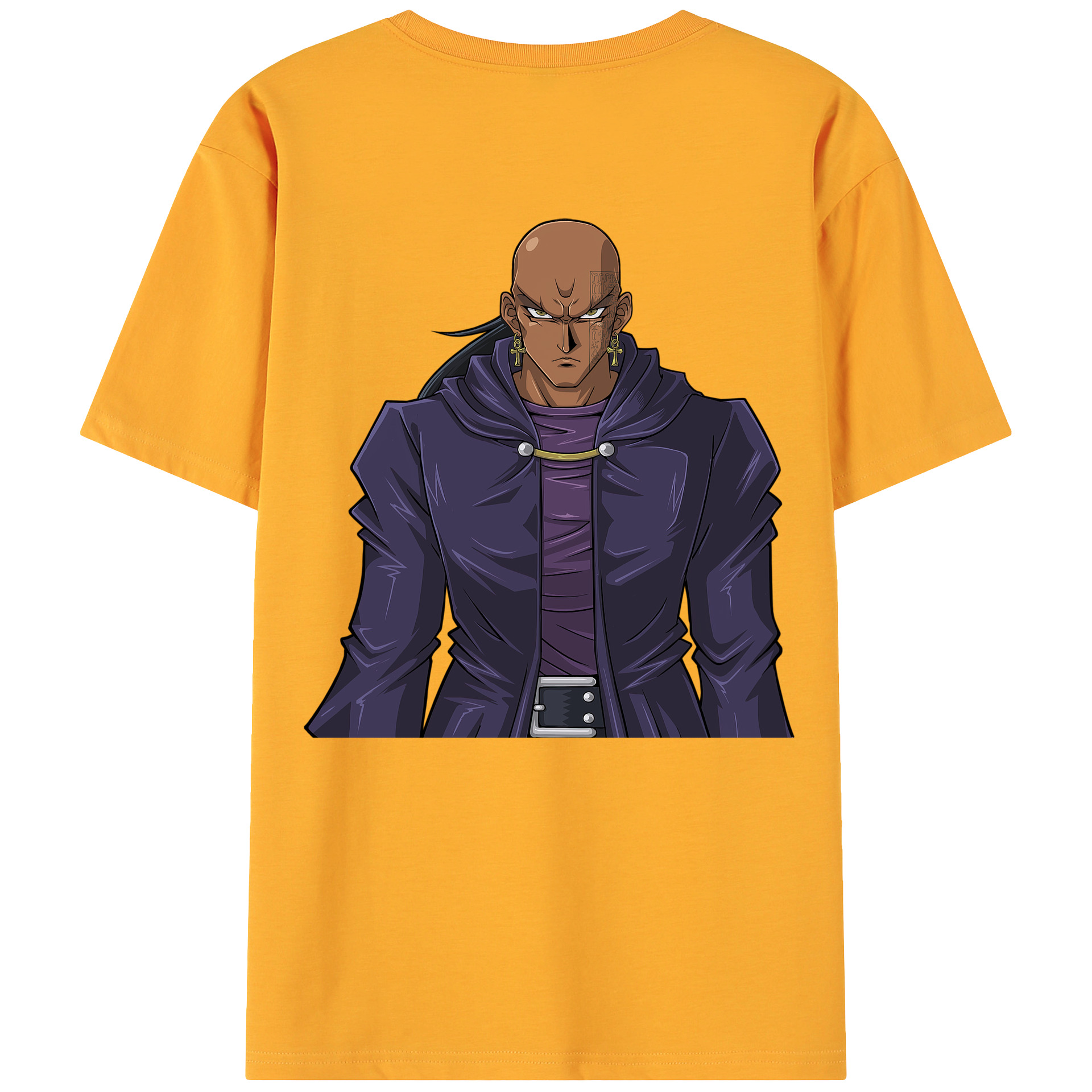 （画像用） 遊☆戯☆王 Yu-Gi-Oh! 綿100％ メンズ半袖Tシャツ（バックプリント） 通気性