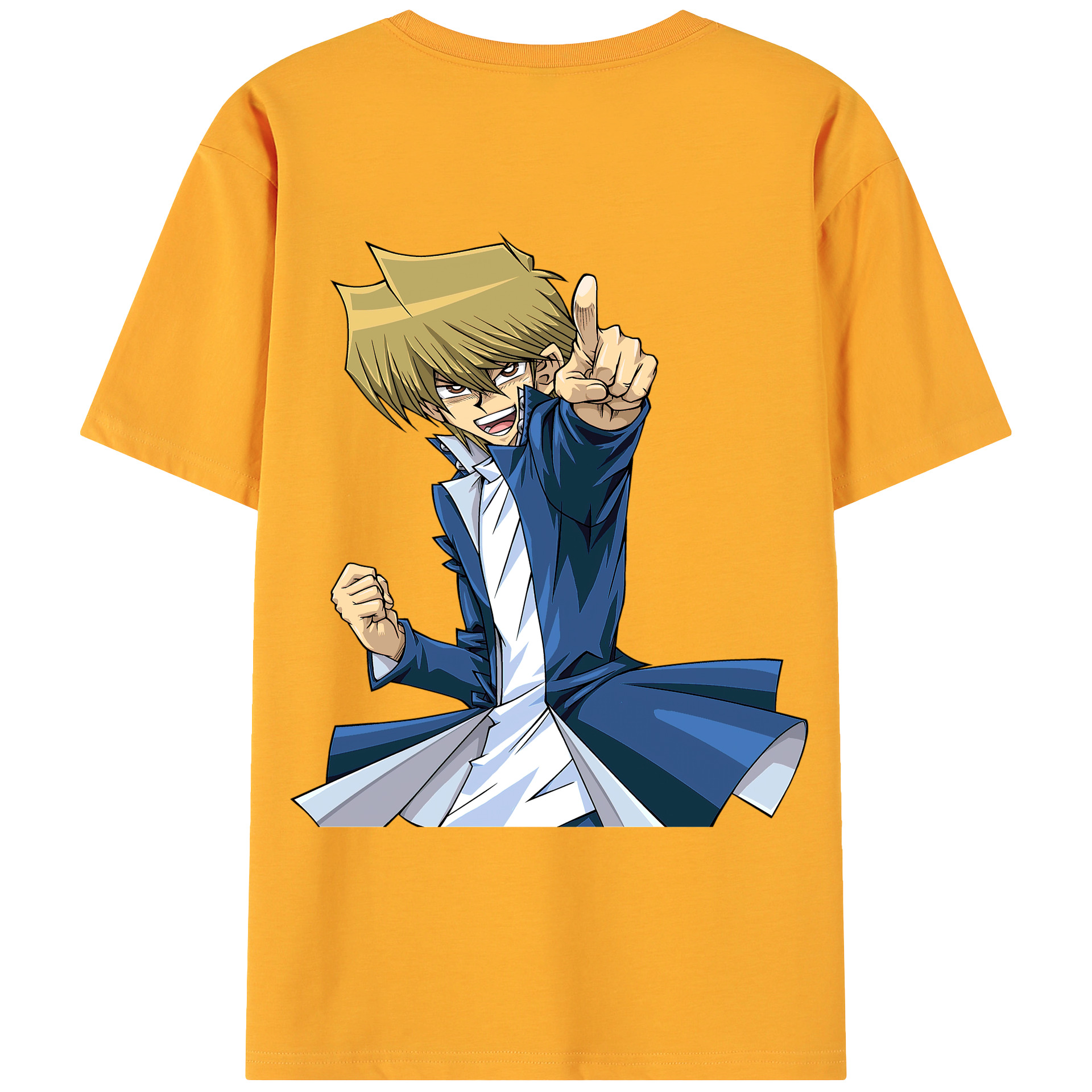 （画像用） 遊☆戯☆王 Yu-Gi-Oh! 綿100％ メンズ半袖Tシャツ（バックプリント） 通気性