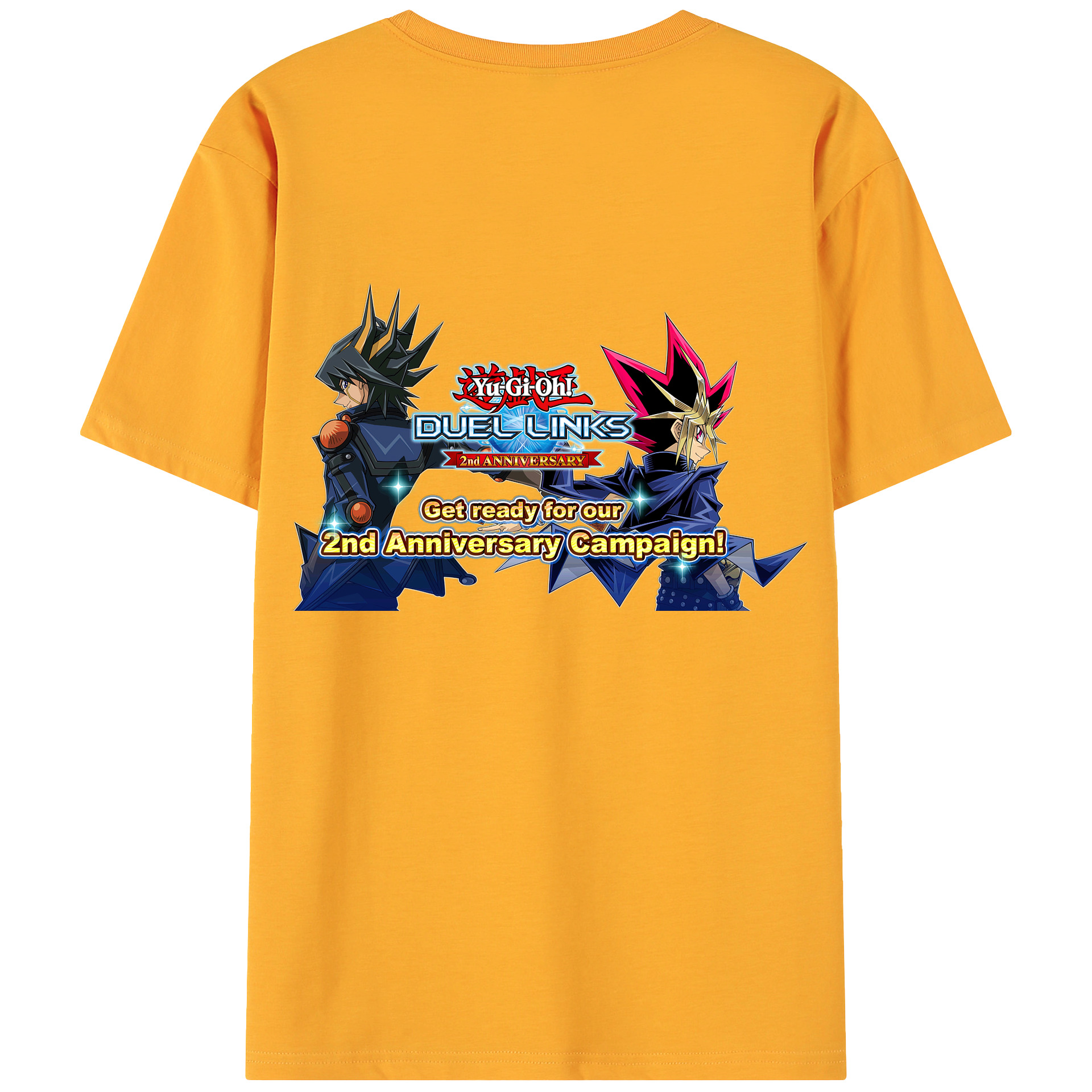 （画像用） 遊☆戯☆王 Yu-Gi-Oh! 綿100％ メンズ半袖Tシャツ（バックプリント） 通気性
