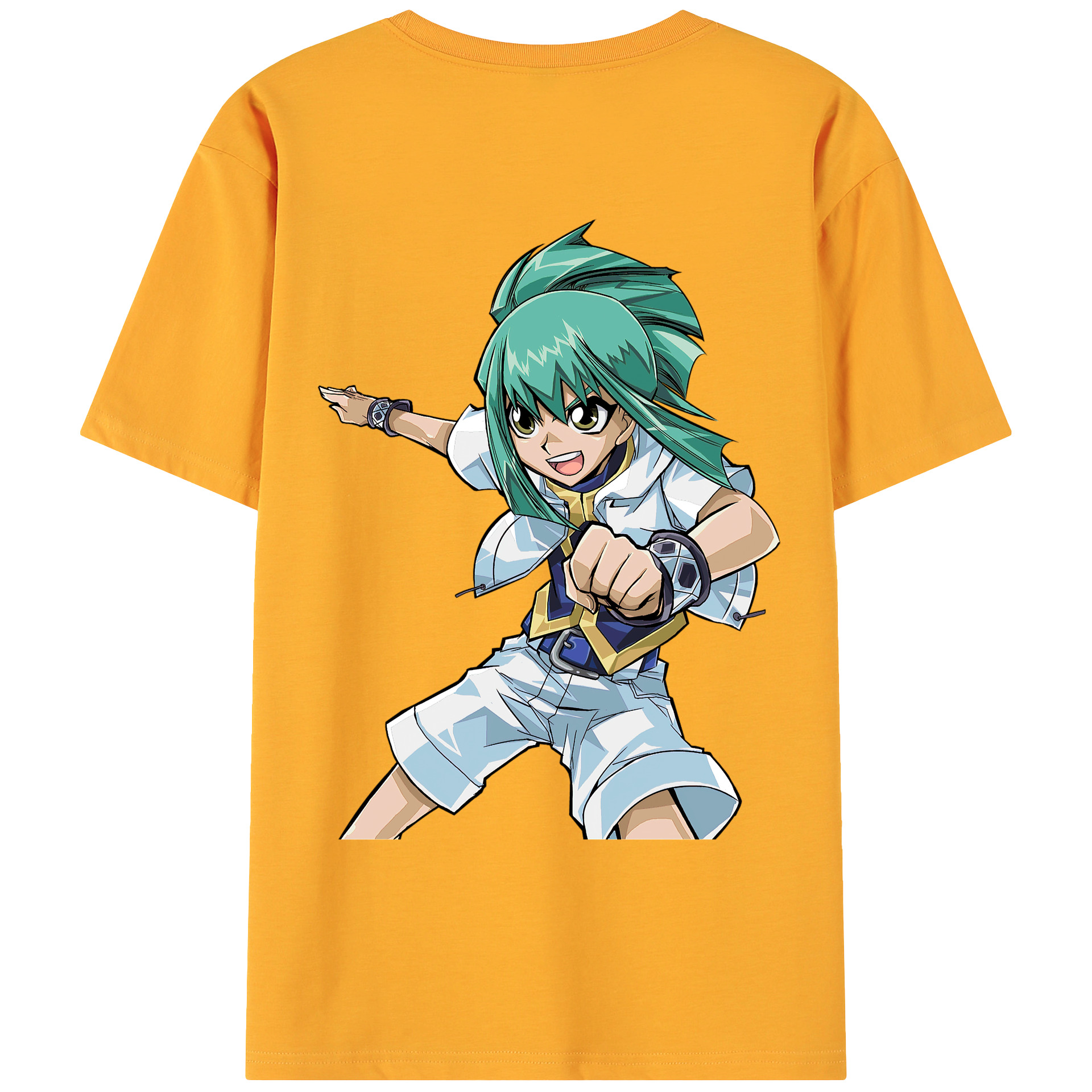 （画像用） 遊☆戯☆王 Yu-Gi-Oh! 綿100％ メンズ半袖Tシャツ（バックプリント） 通気性