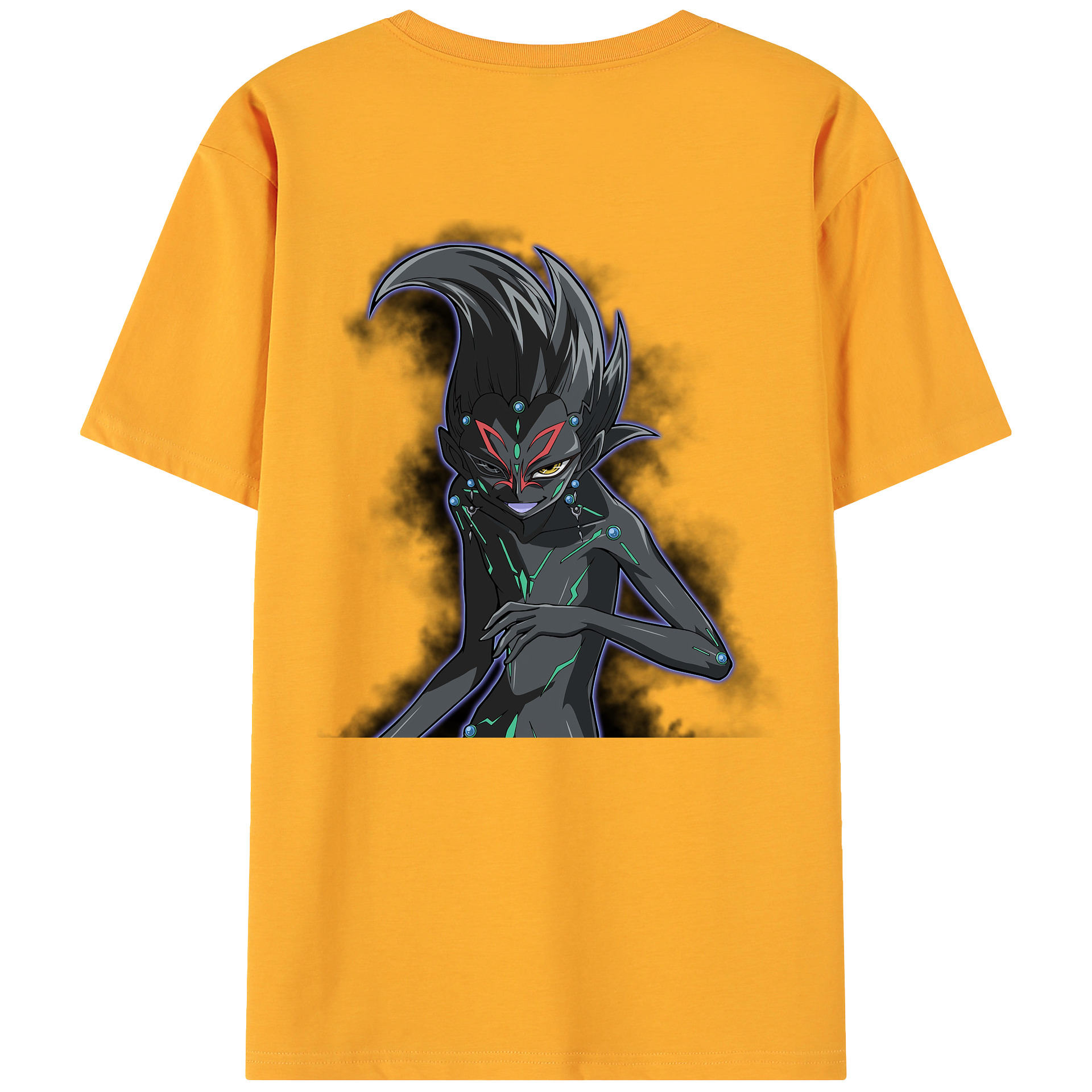 （画像用） 遊☆戯☆王 Yu-Gi-Oh! 綿100％ メンズ半袖Tシャツ（バックプリント） 通気性