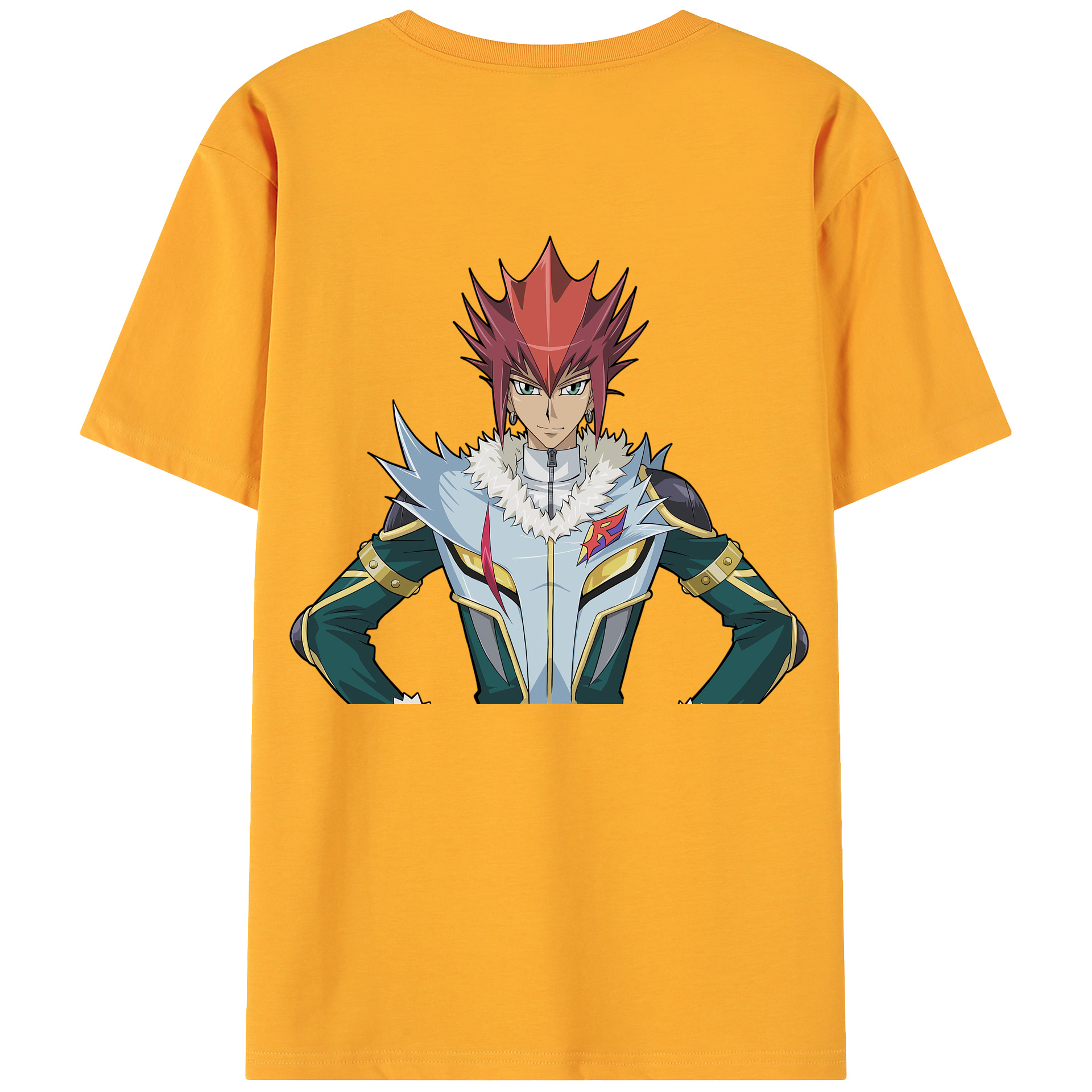 （画像用） 遊☆戯☆王 Yu-Gi-Oh! 綿100％ メンズ半袖Tシャツ（バックプリント） 通気性