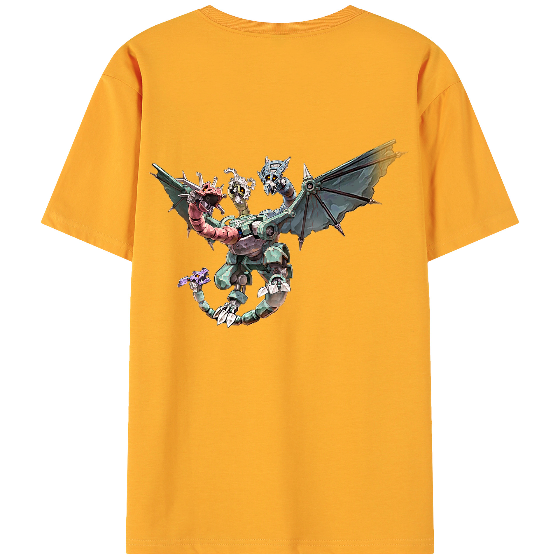 （画像用） 遊☆戯☆王 Yu-Gi-Oh! 綿100％ メンズ半袖Tシャツ（バックプリント） 通気性