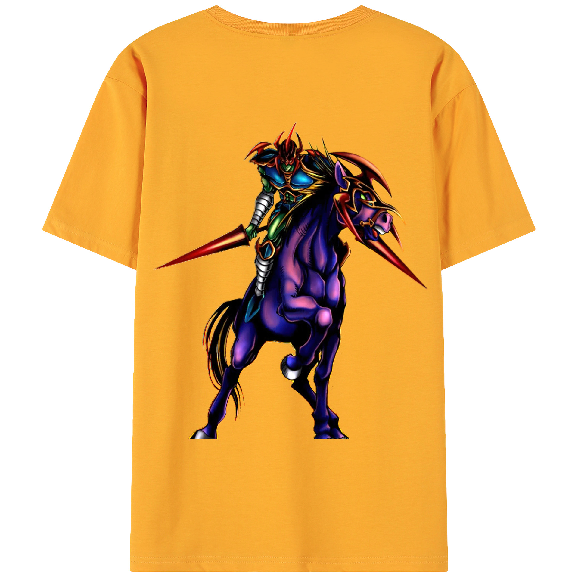 （画像用） 遊☆戯☆王 Yu-Gi-Oh! 綿100％ メンズ半袖Tシャツ（バックプリント） 通気性