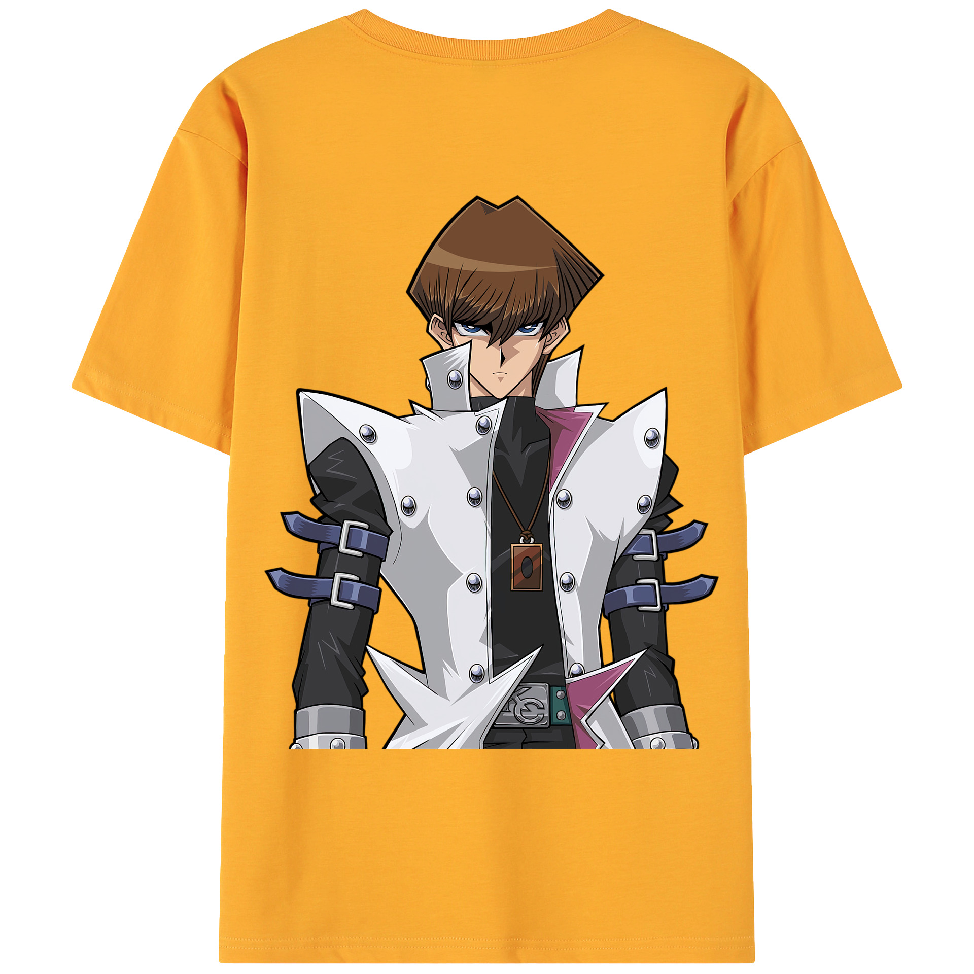 （画像用） 遊☆戯☆王 Yu-Gi-Oh! 綿100％ メンズ半袖Tシャツ（バックプリント） 通気性