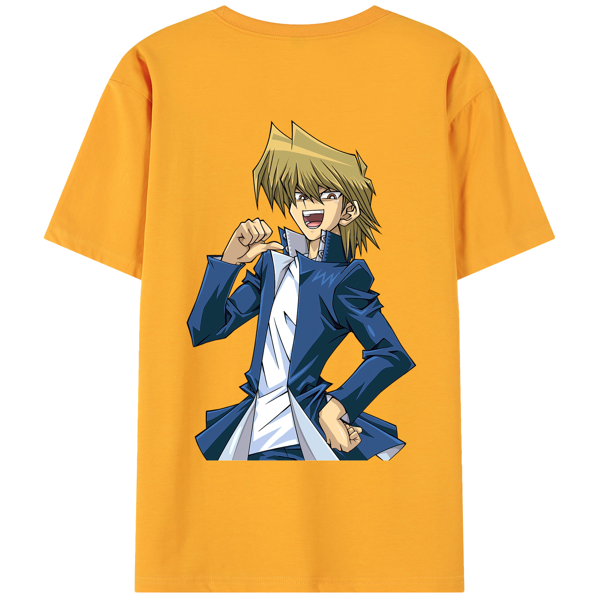 （画像用） 遊☆戯☆王 Yu-Gi-Oh! 綿100％ メンズ半袖Tシャツ（バックプリント） 通気性