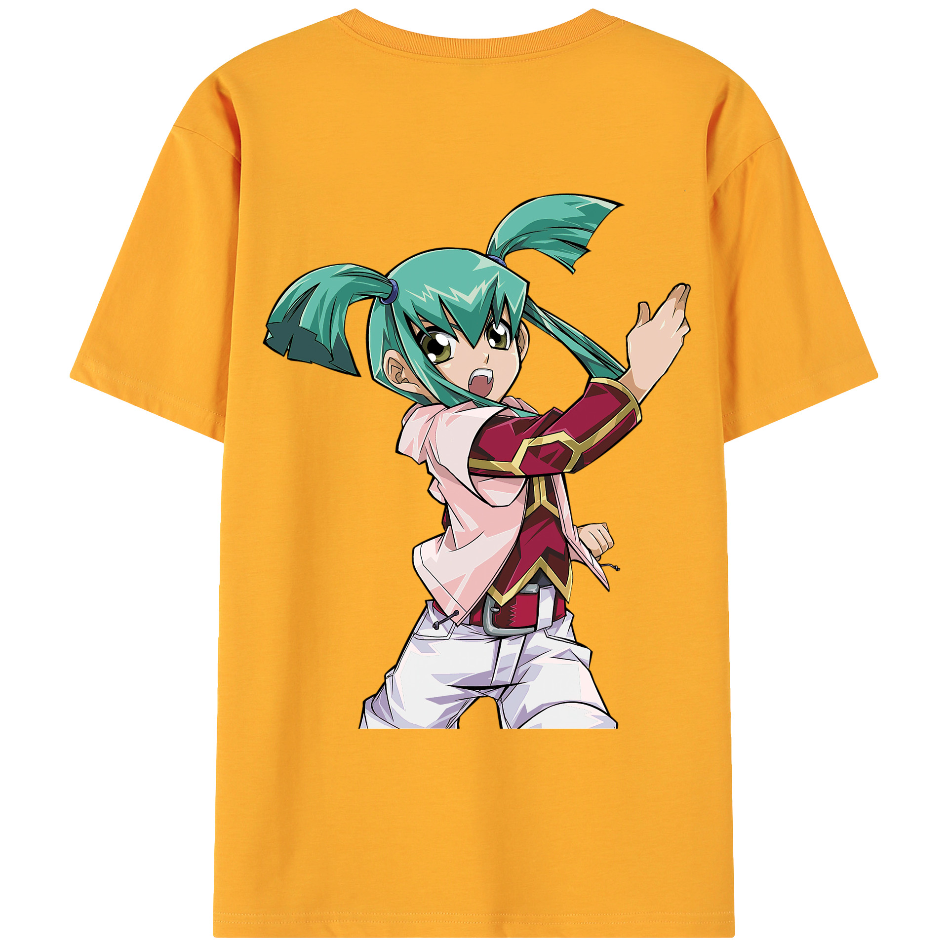 （画像用） 遊☆戯☆王 Yu-Gi-Oh! 綿100％ メンズ半袖Tシャツ（バックプリント） 通気性
