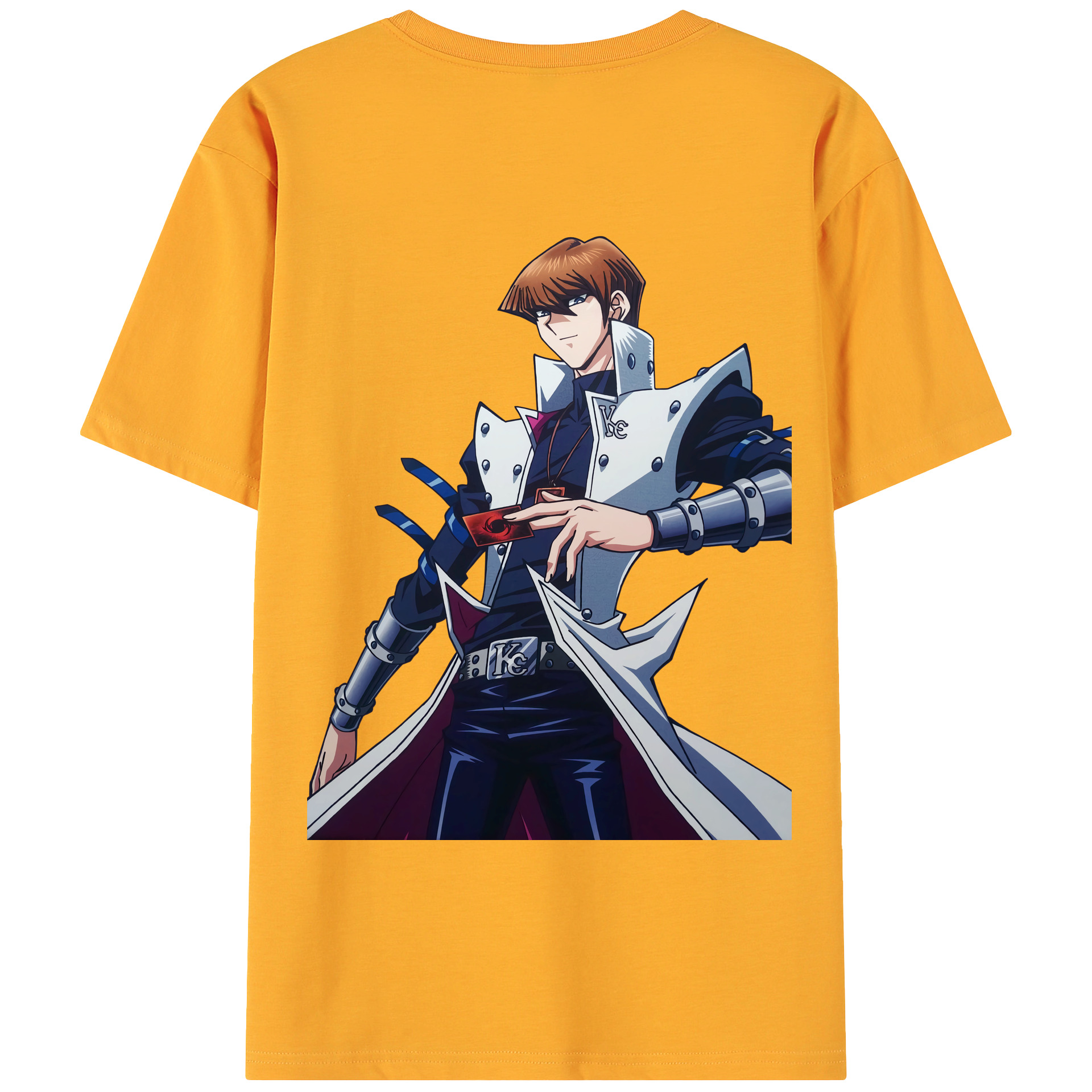 （画像用） 遊☆戯☆王 Yu-Gi-Oh! 綿100％ メンズ半袖Tシャツ（バックプリント） 通気性